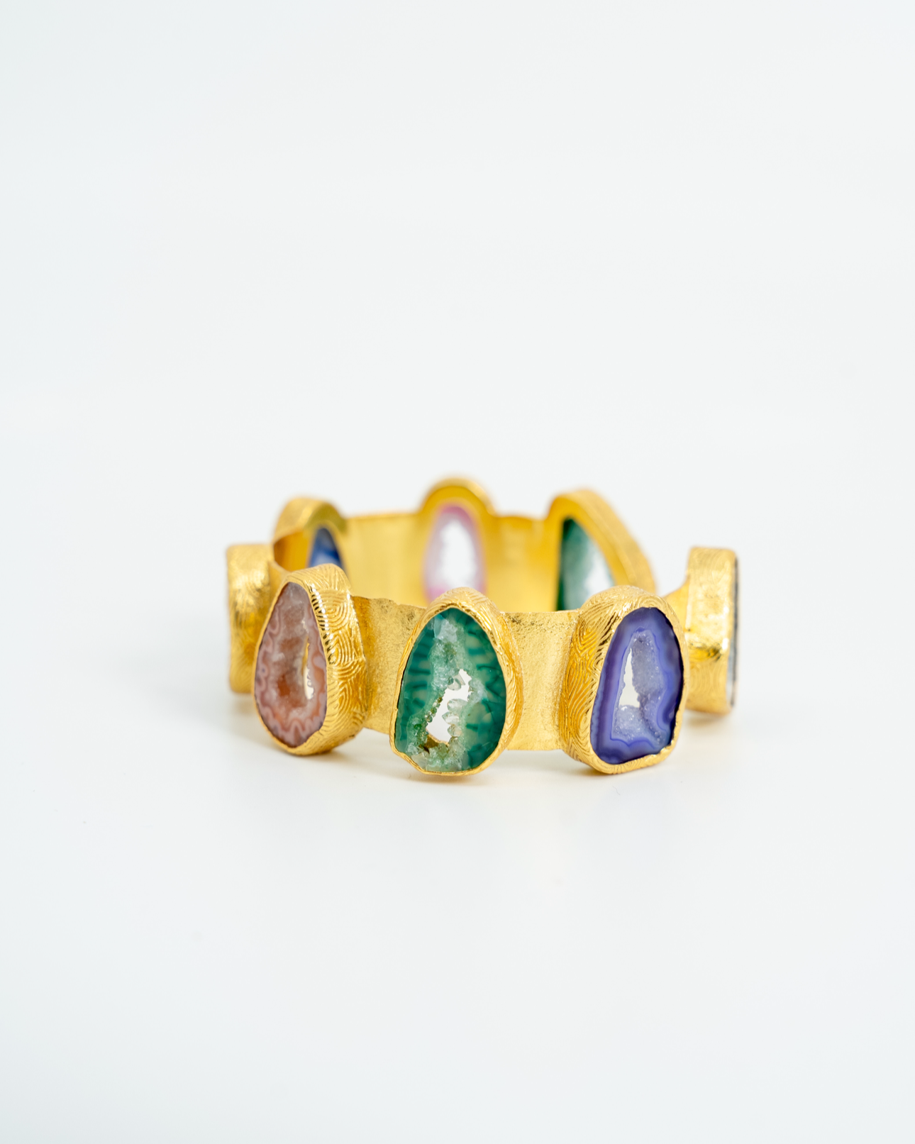 Stone bangles cuff colors