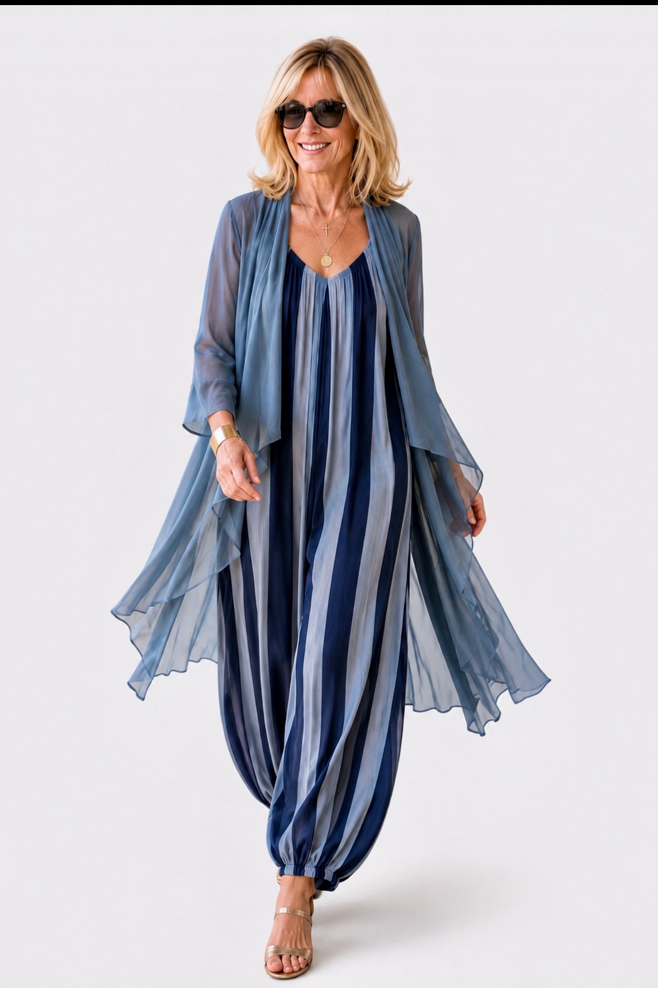 The Portofino Striped Jumpsuit