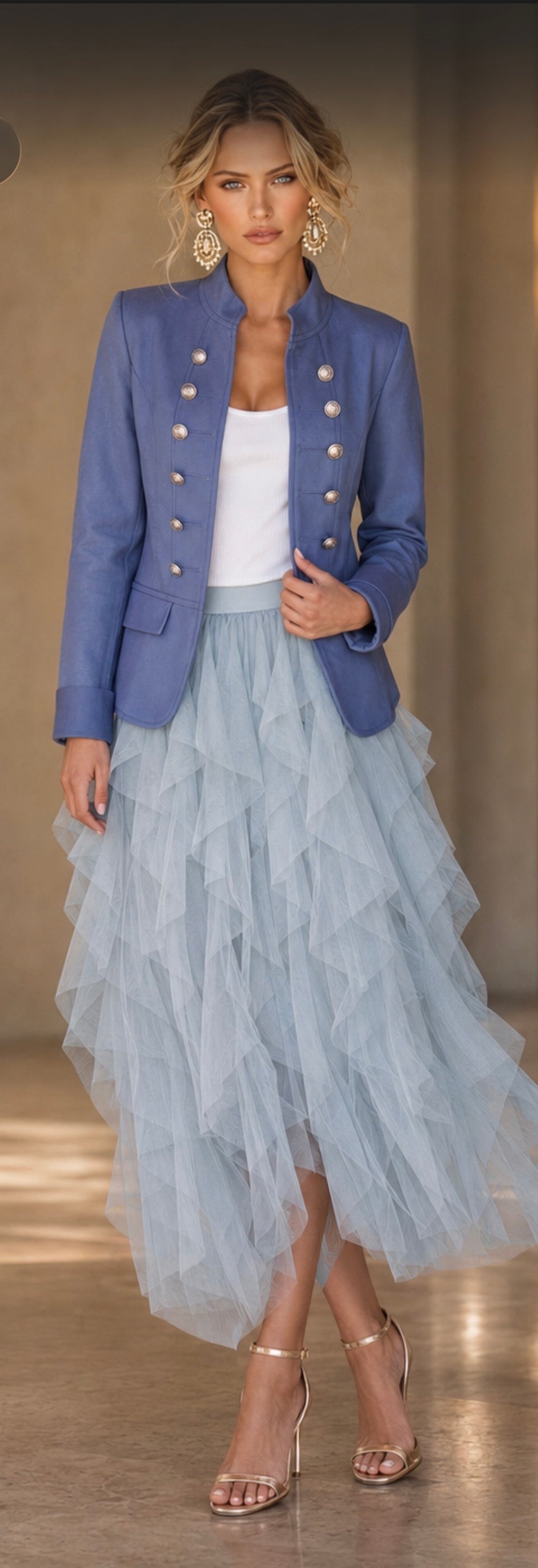 Layered Tulle Skirt