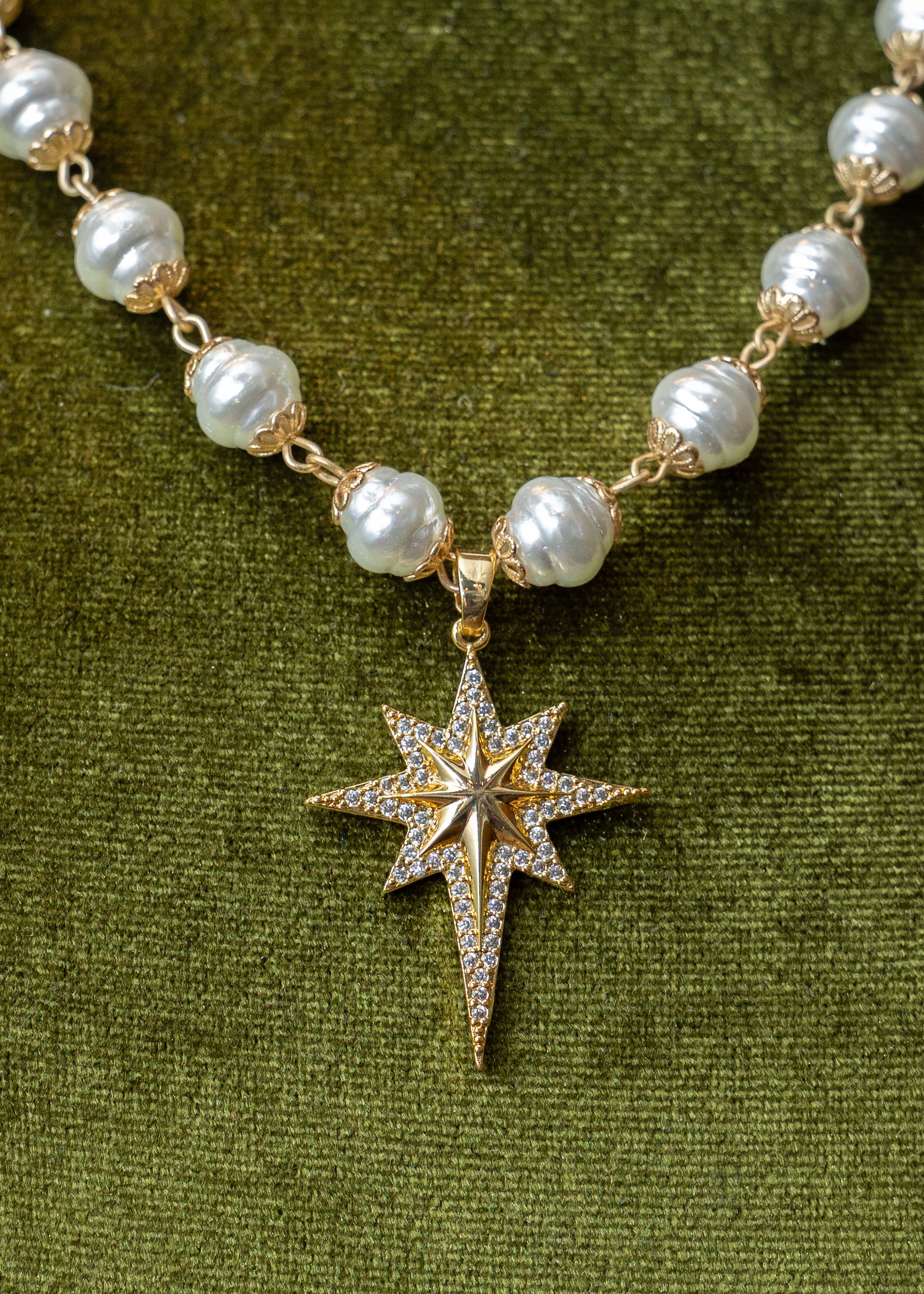 Pearl North Star Necklace