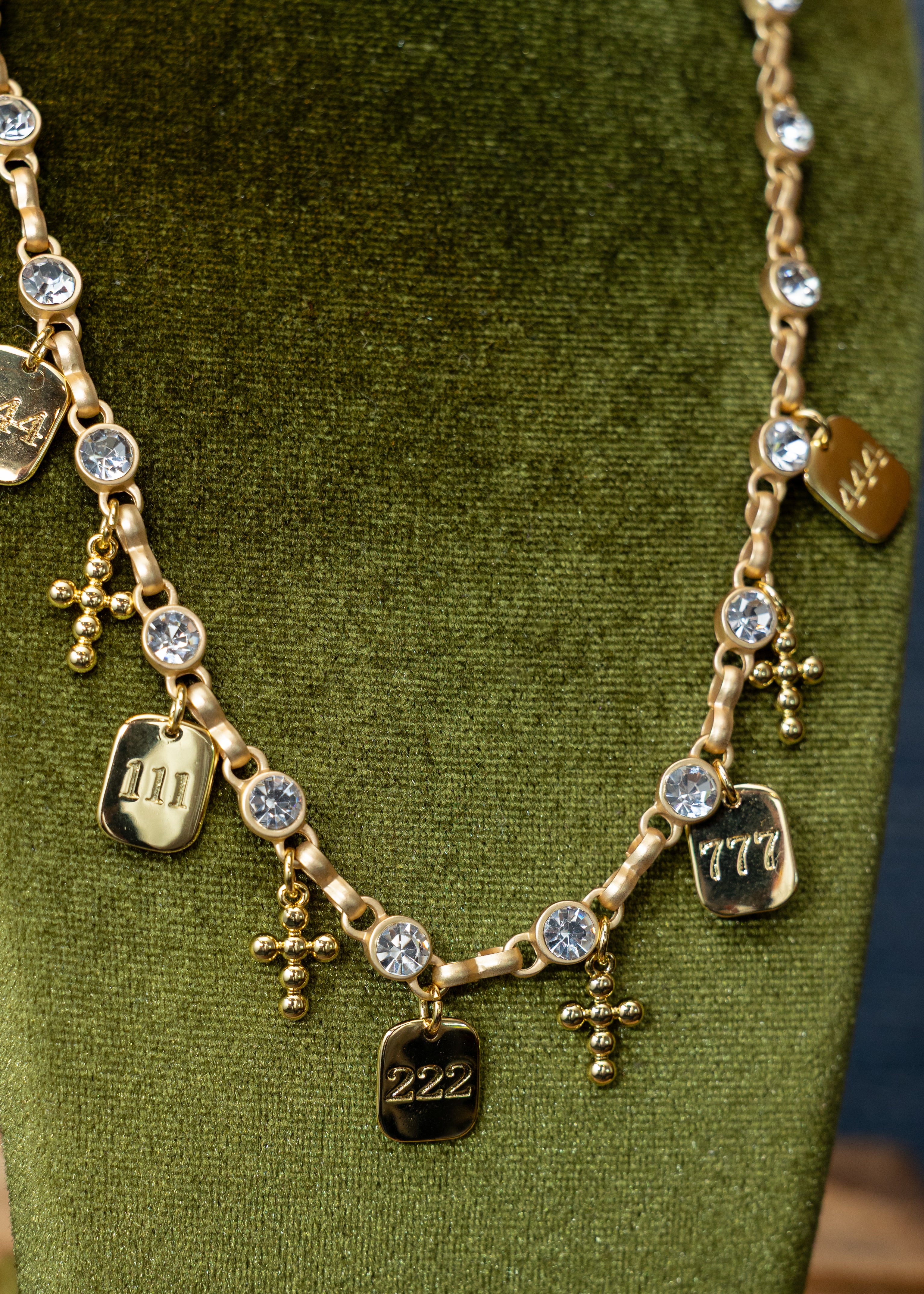 Angel Number Charm Chain Necklace