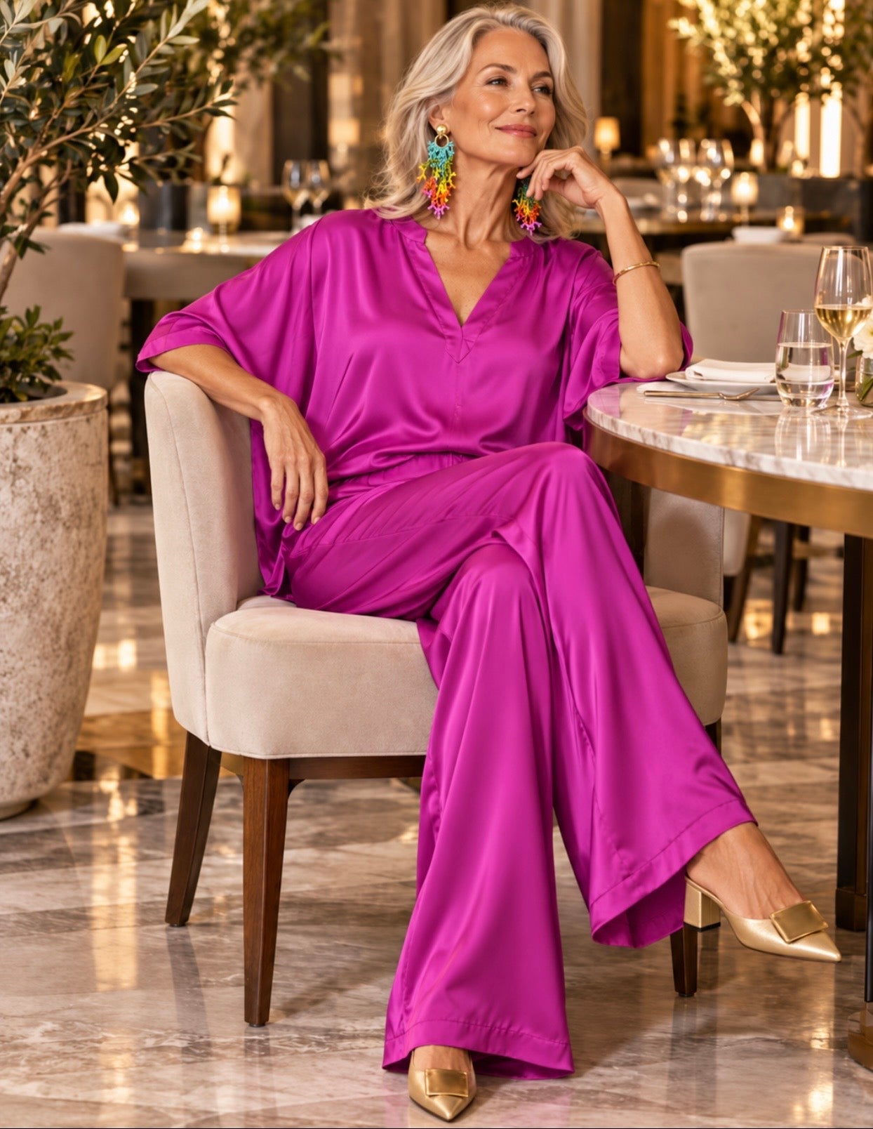 The Sorrento Satin Set