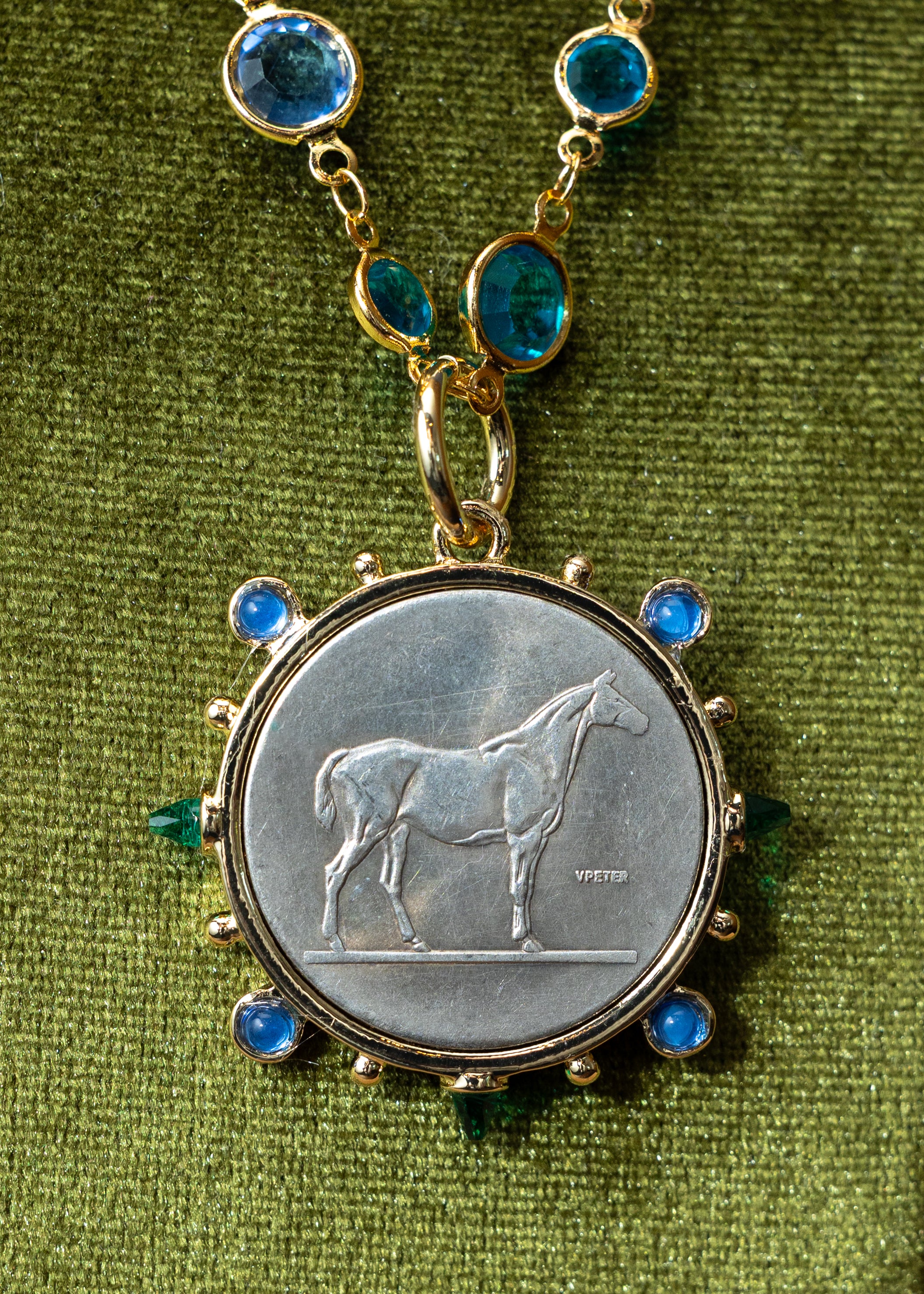 The Imperial Horse Medallion Necklace