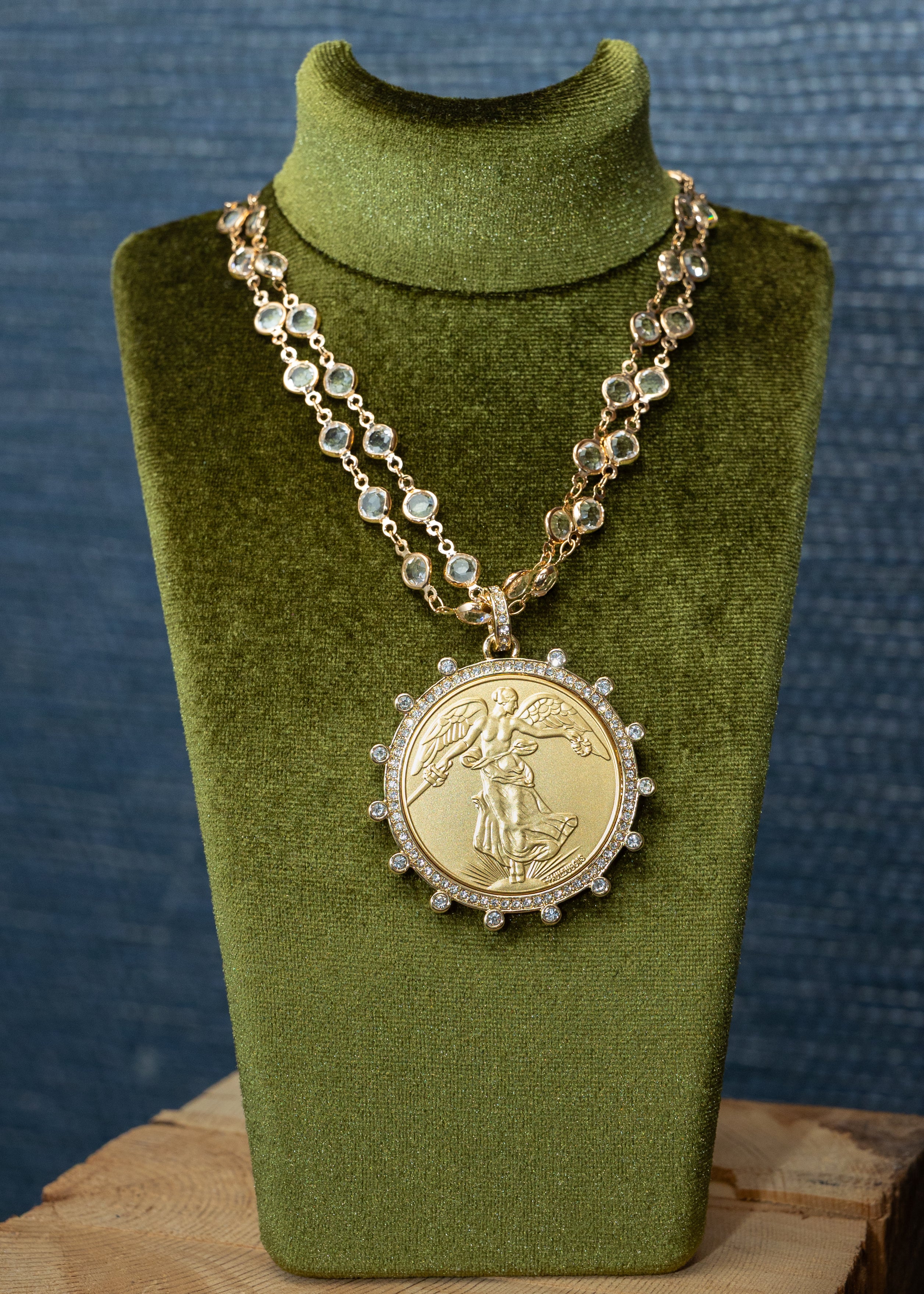 Imperial Winged Coin Necklace