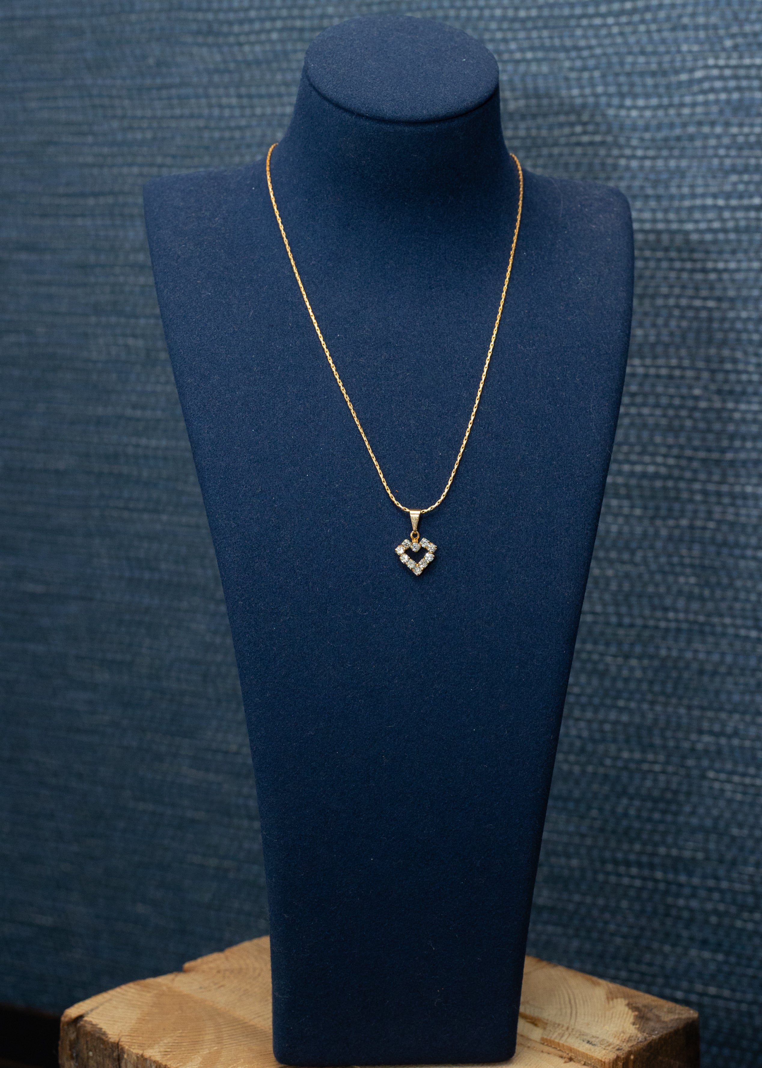 Petite Diamond Heart Pendant