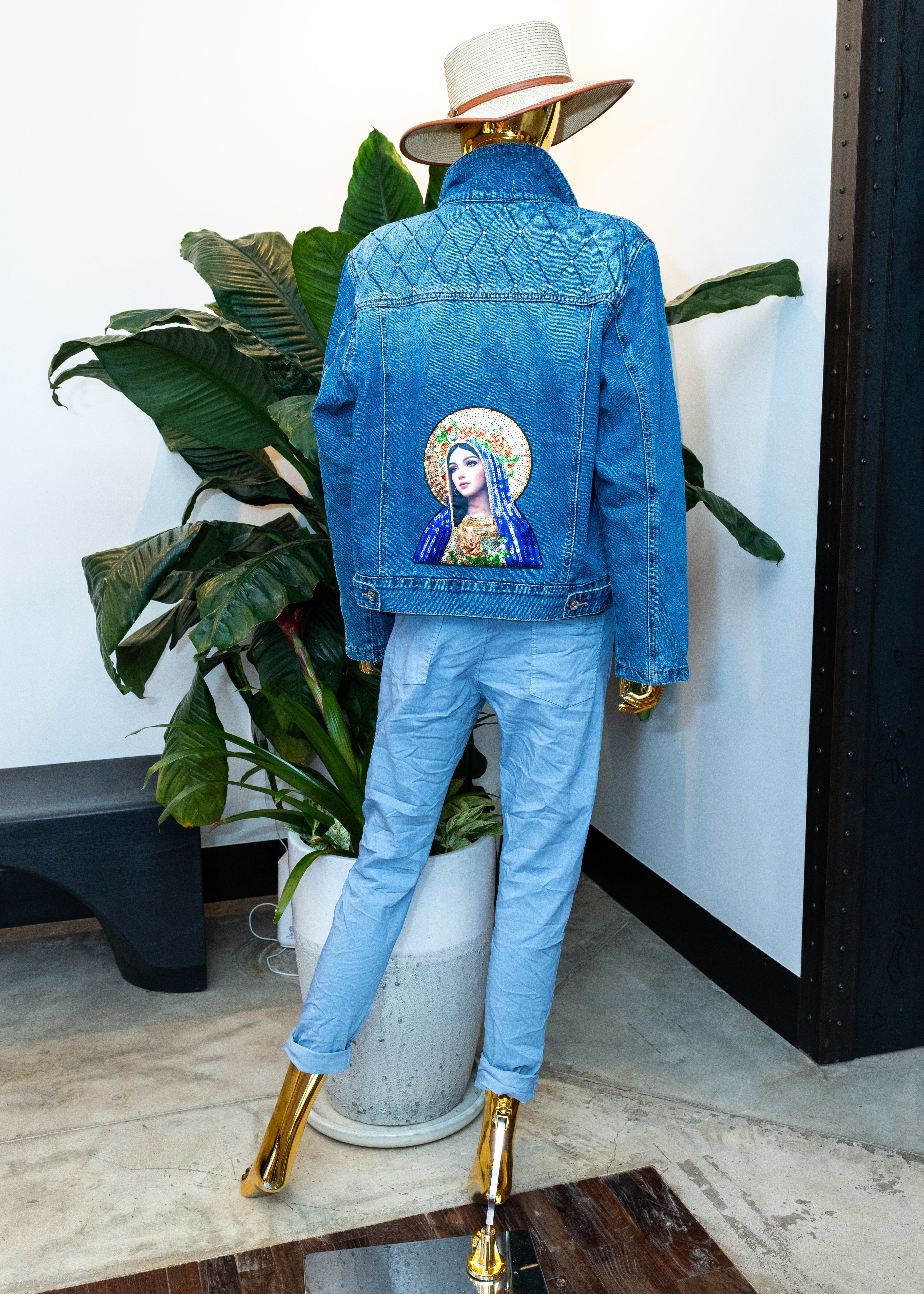Embellished Icon Denim Jacket