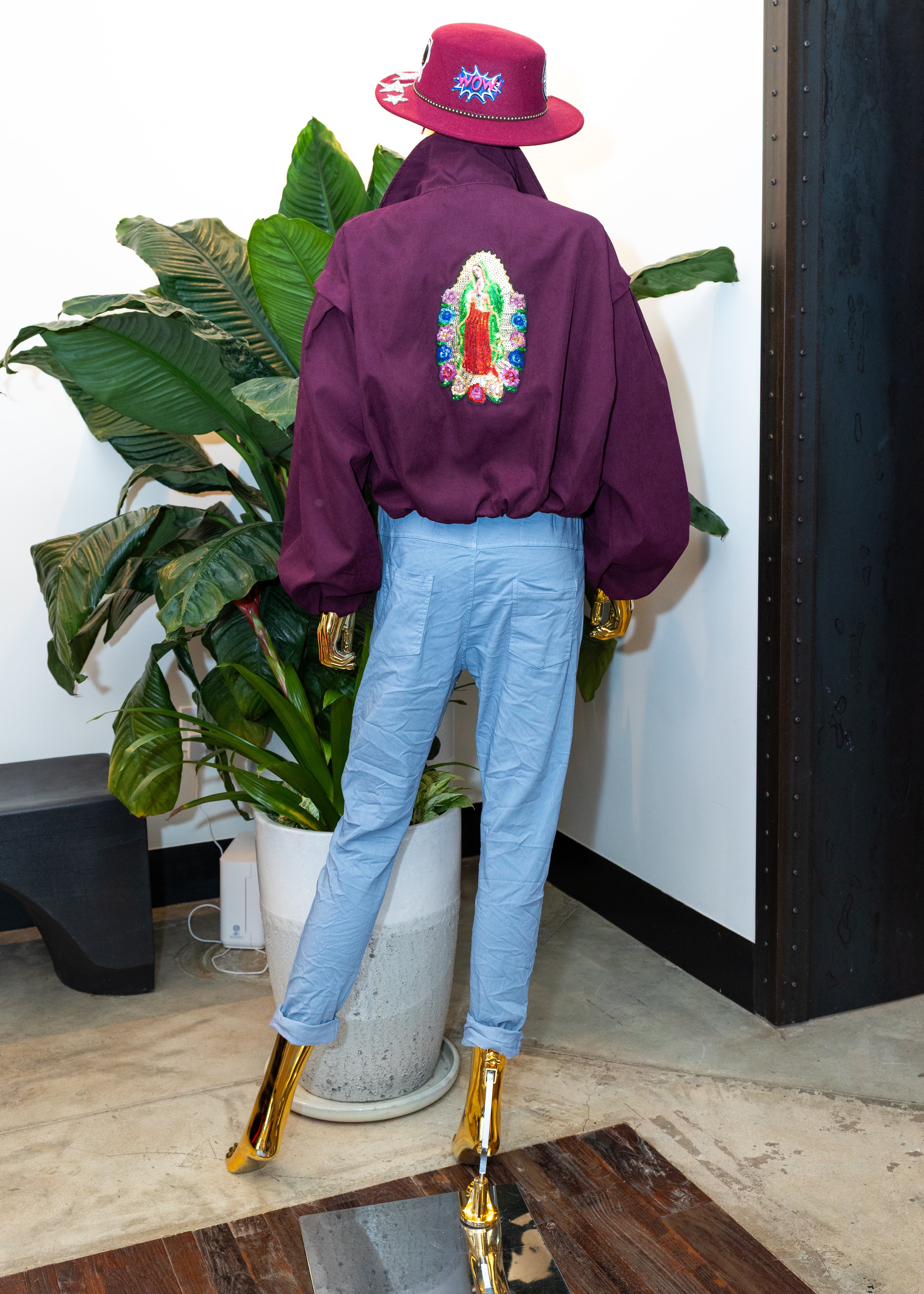 Guadalupe Sequin Bomber