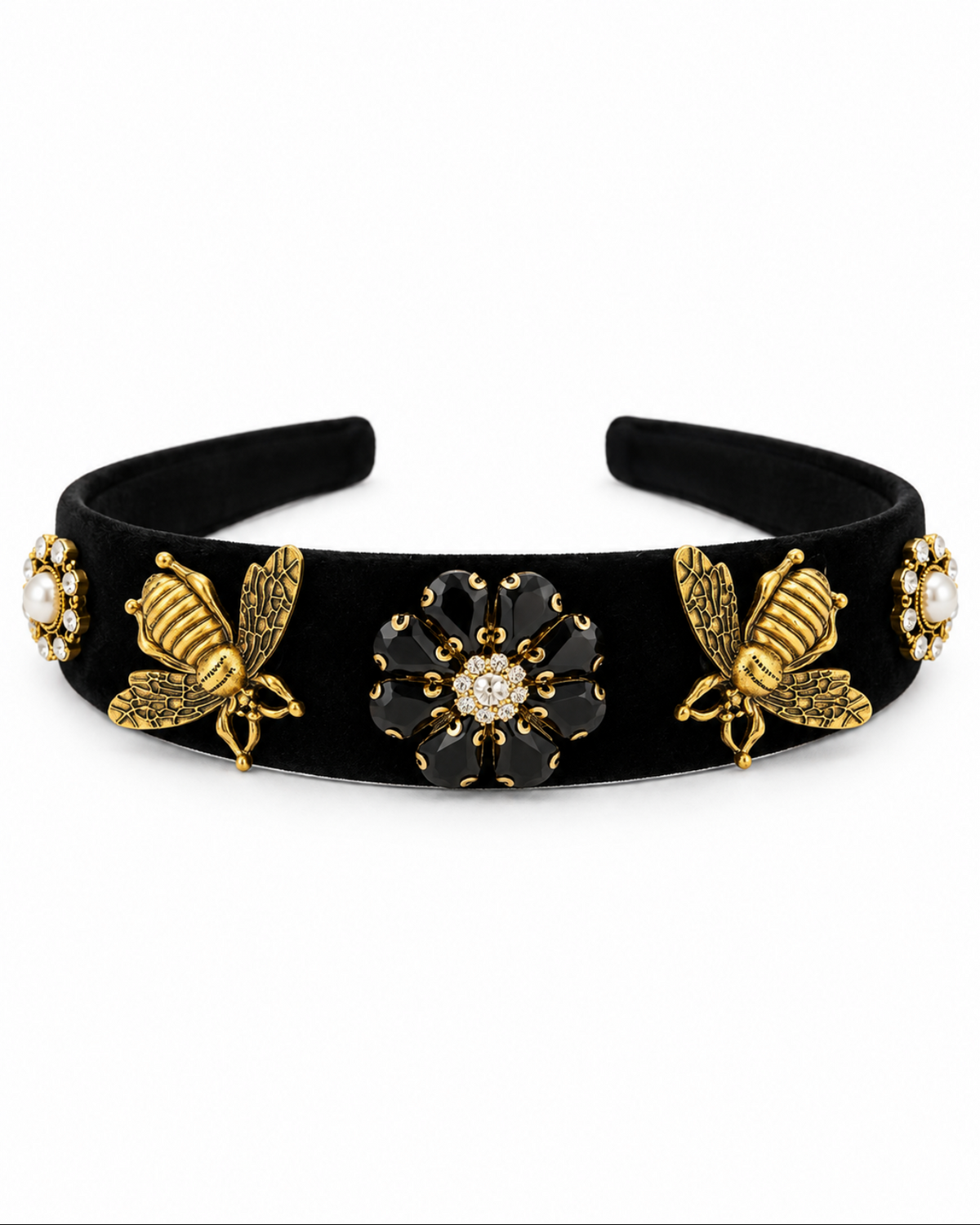 The Queen Bee Velvet Headband