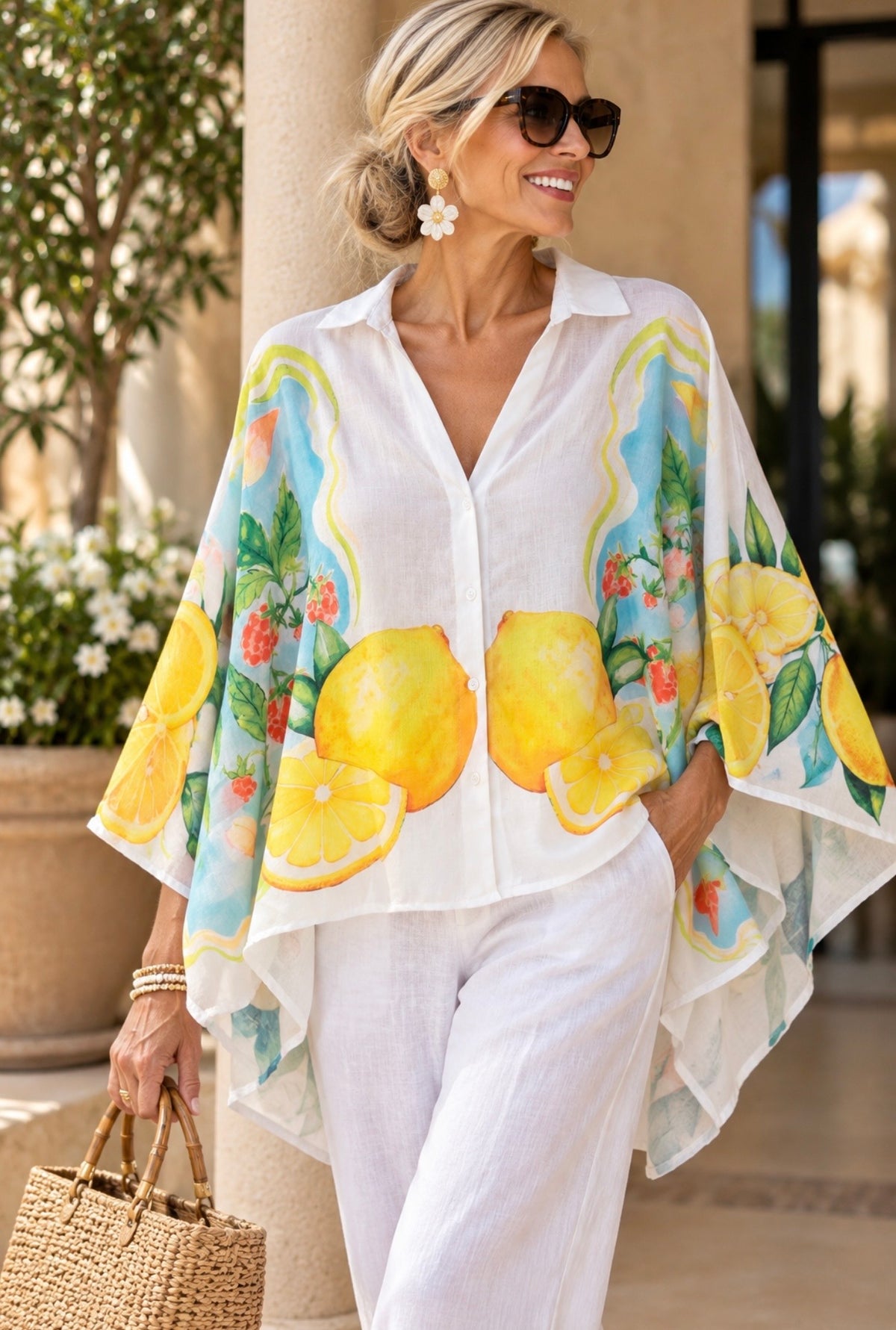 Mediterranean Escape Blouse – Florida