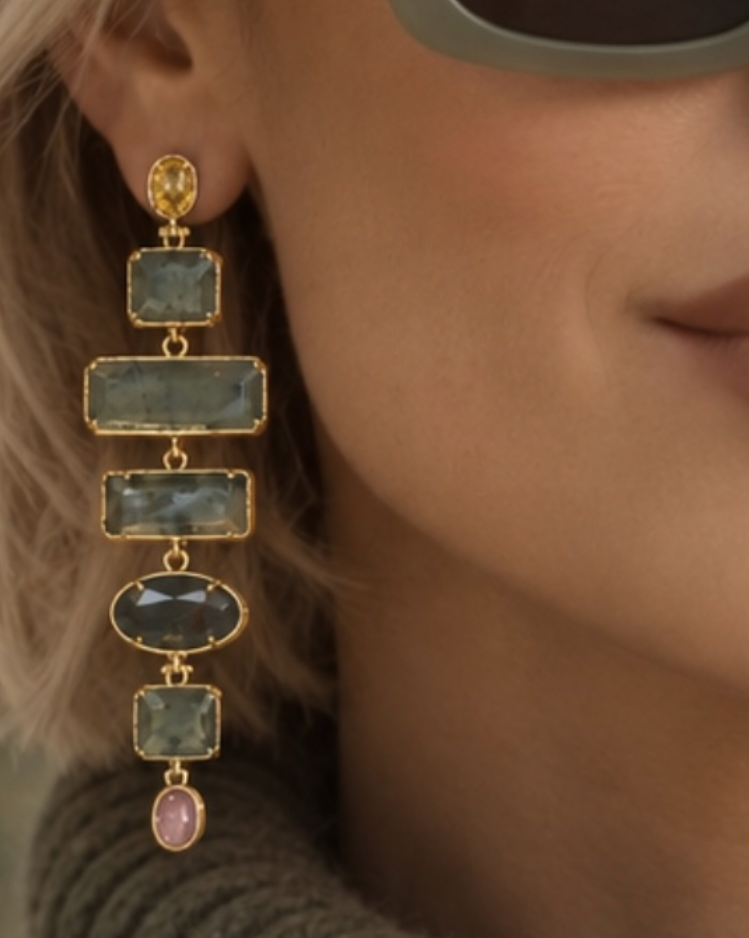 The Moonlit Labradorite Earrings