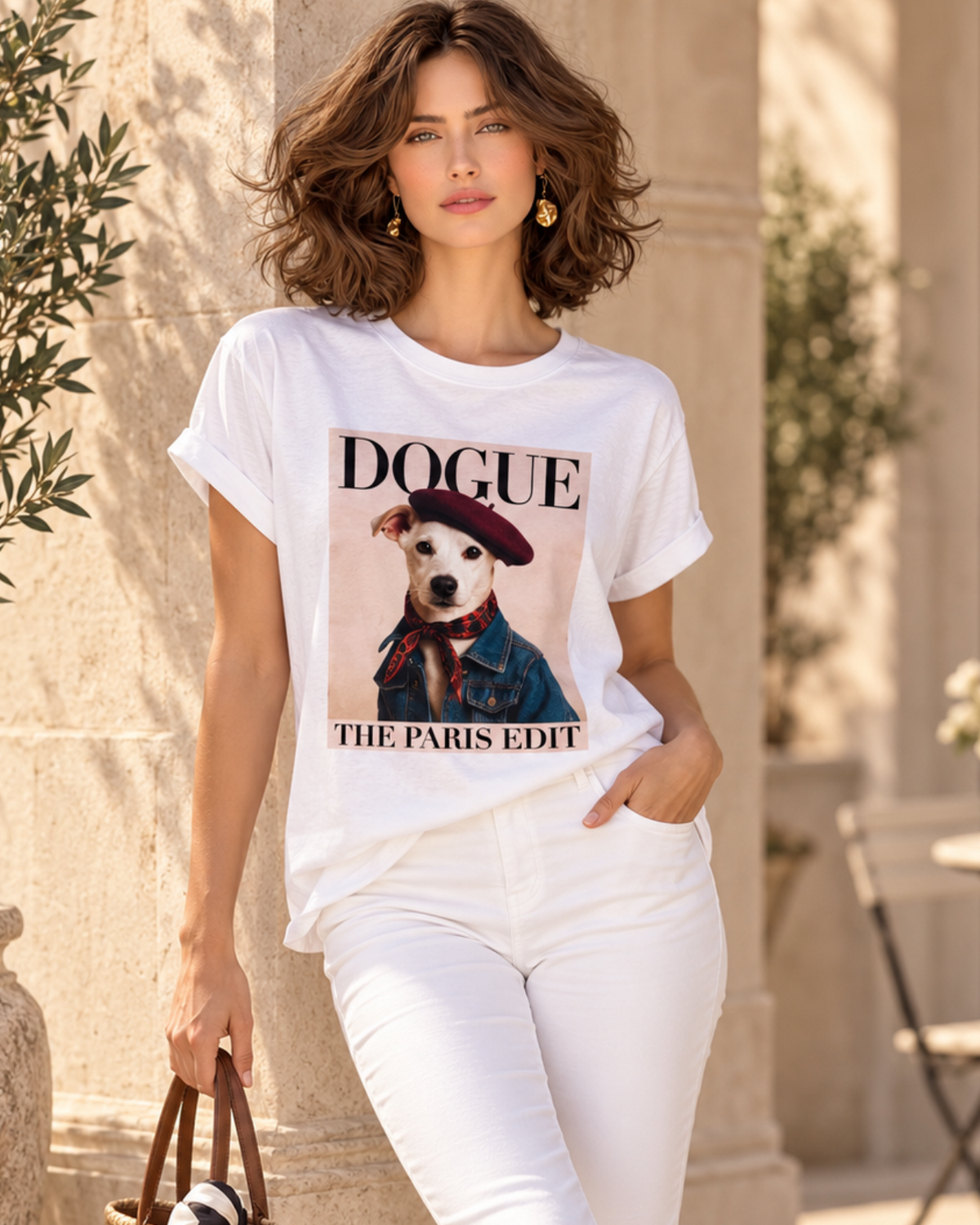 DOGUE Paris Graphic Tee – The Paris Pup & The Dalmatian