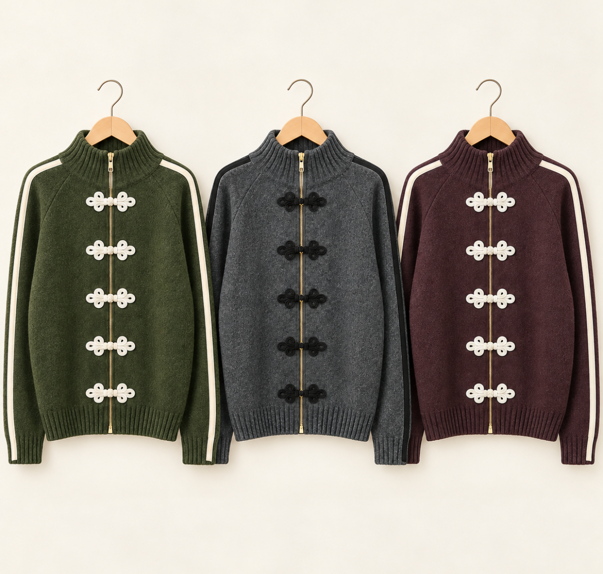 The St. Moritz Braided-Detail Sweater Jacket
