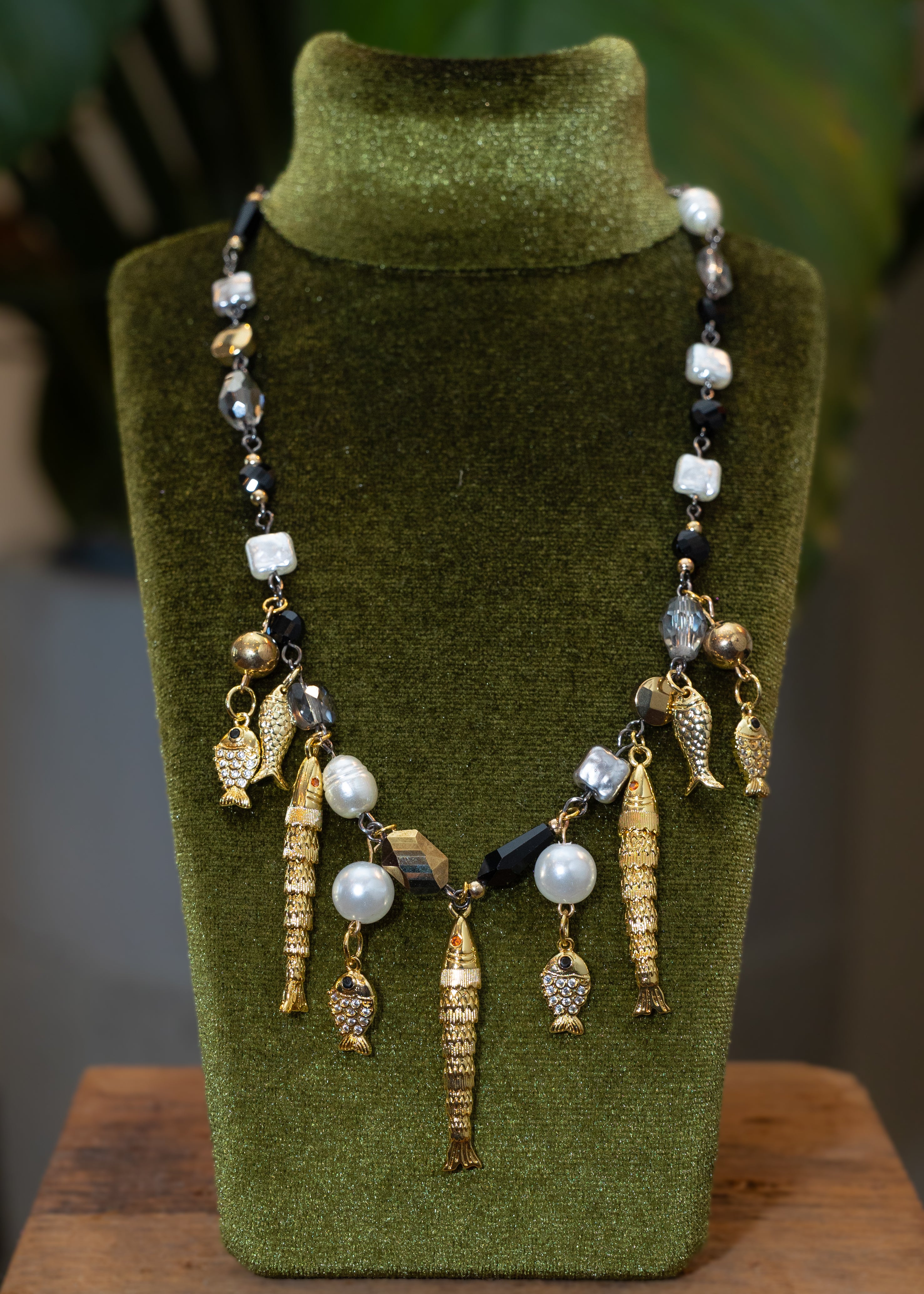 The Riviera Charm Statement Necklace