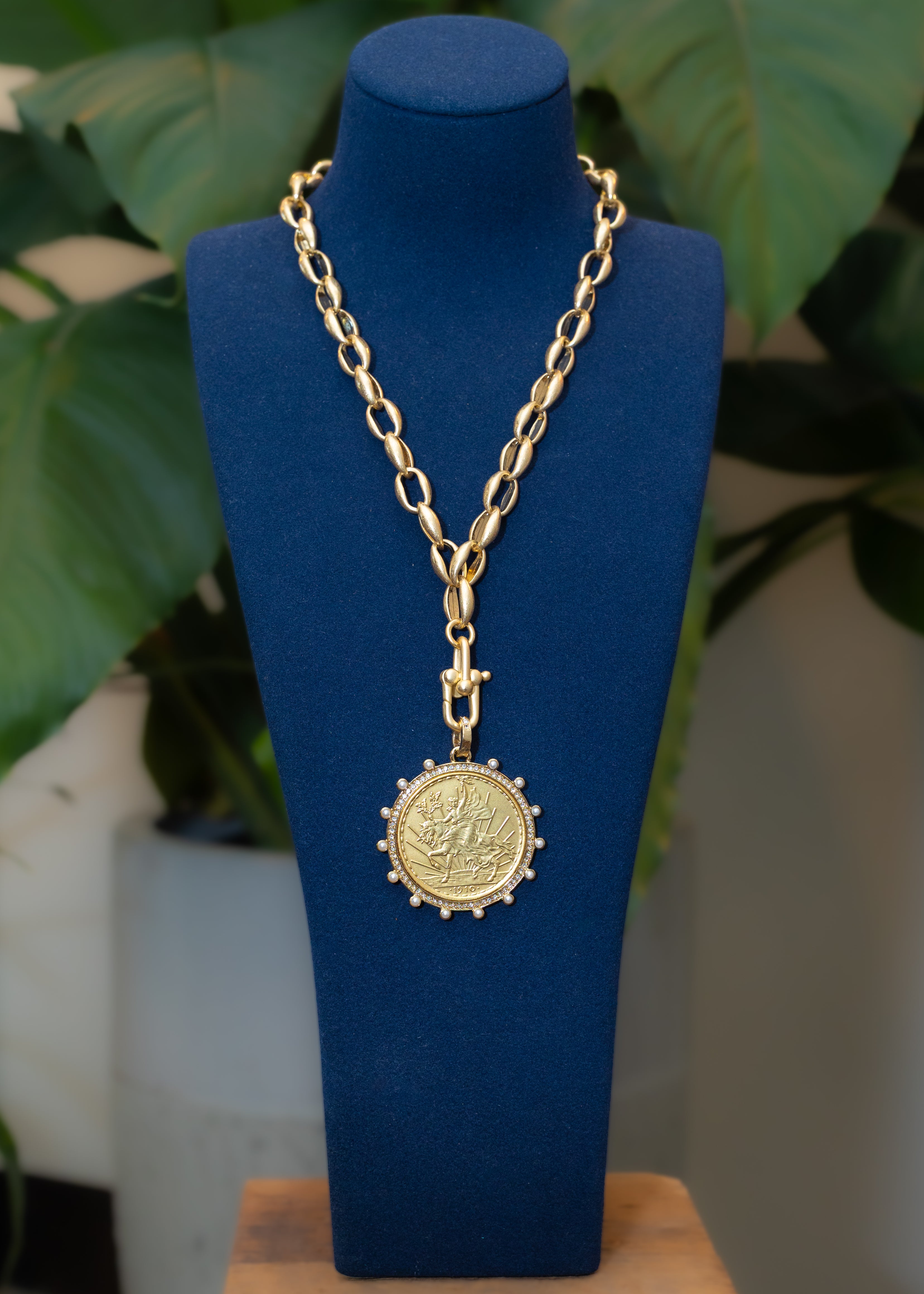 Heritage Coin Medallion Necklace