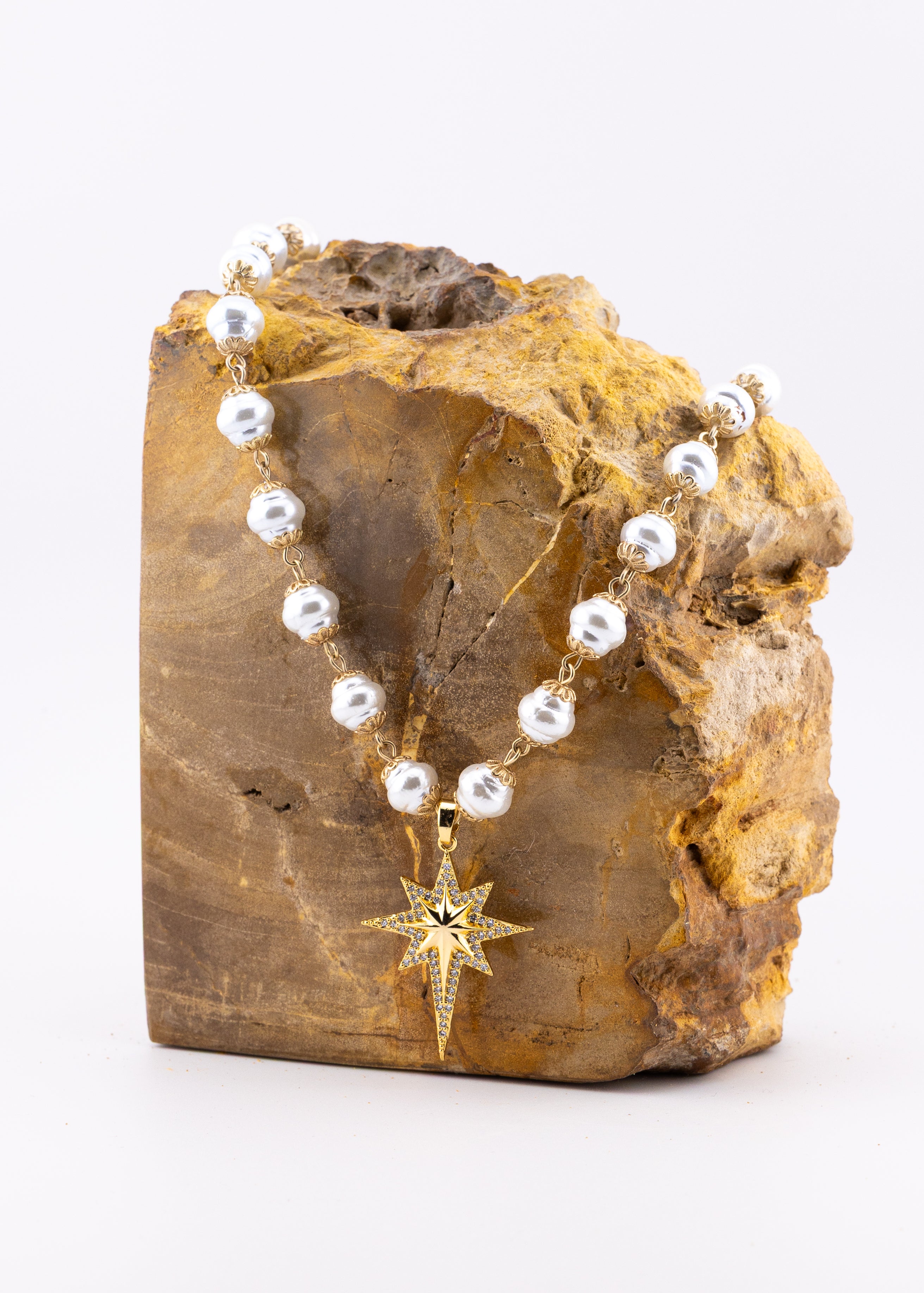 Pearl North Star Necklace