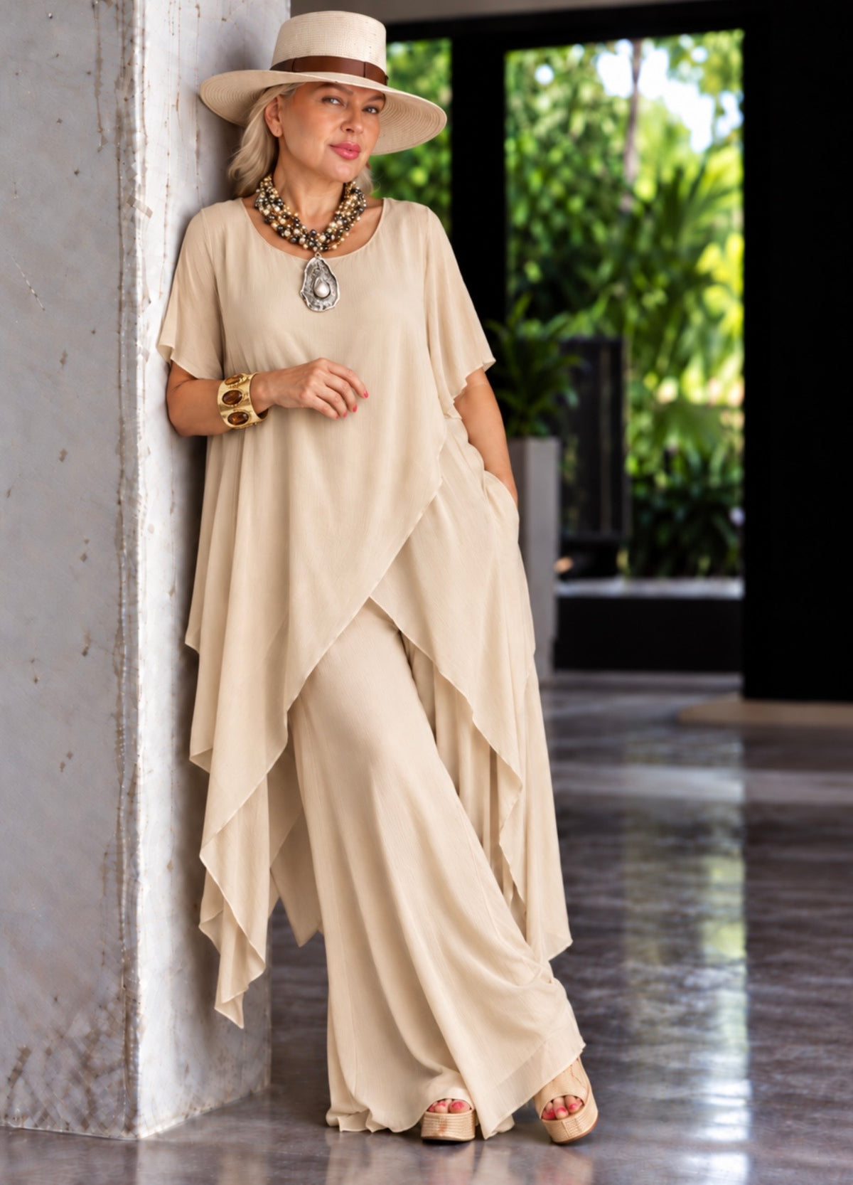 Bella Cascata Silk Tunic