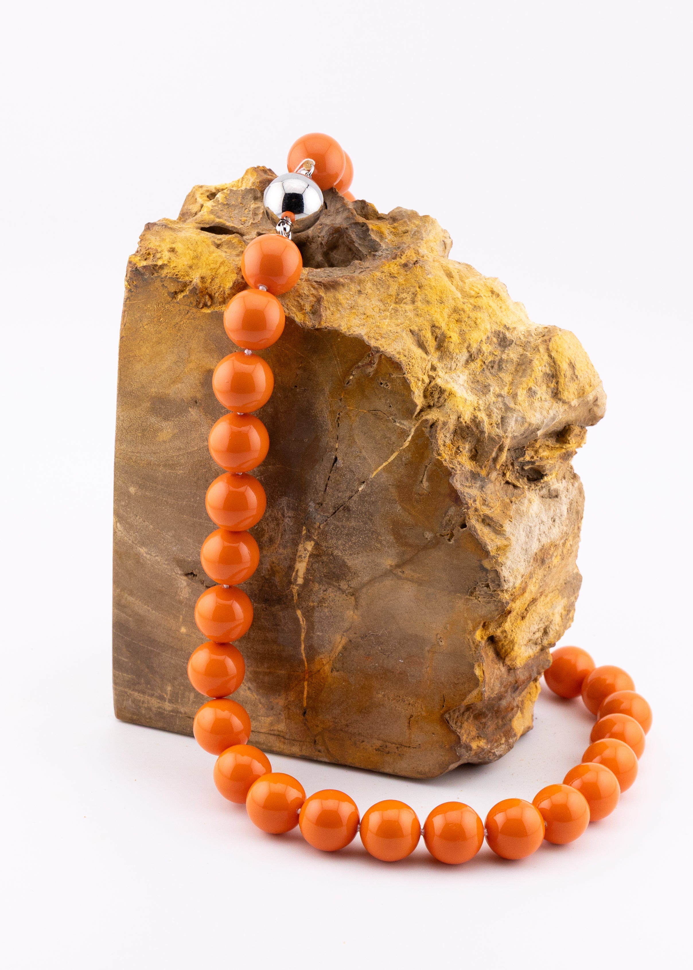 Oversized Statement Beaded Pearl Necklace