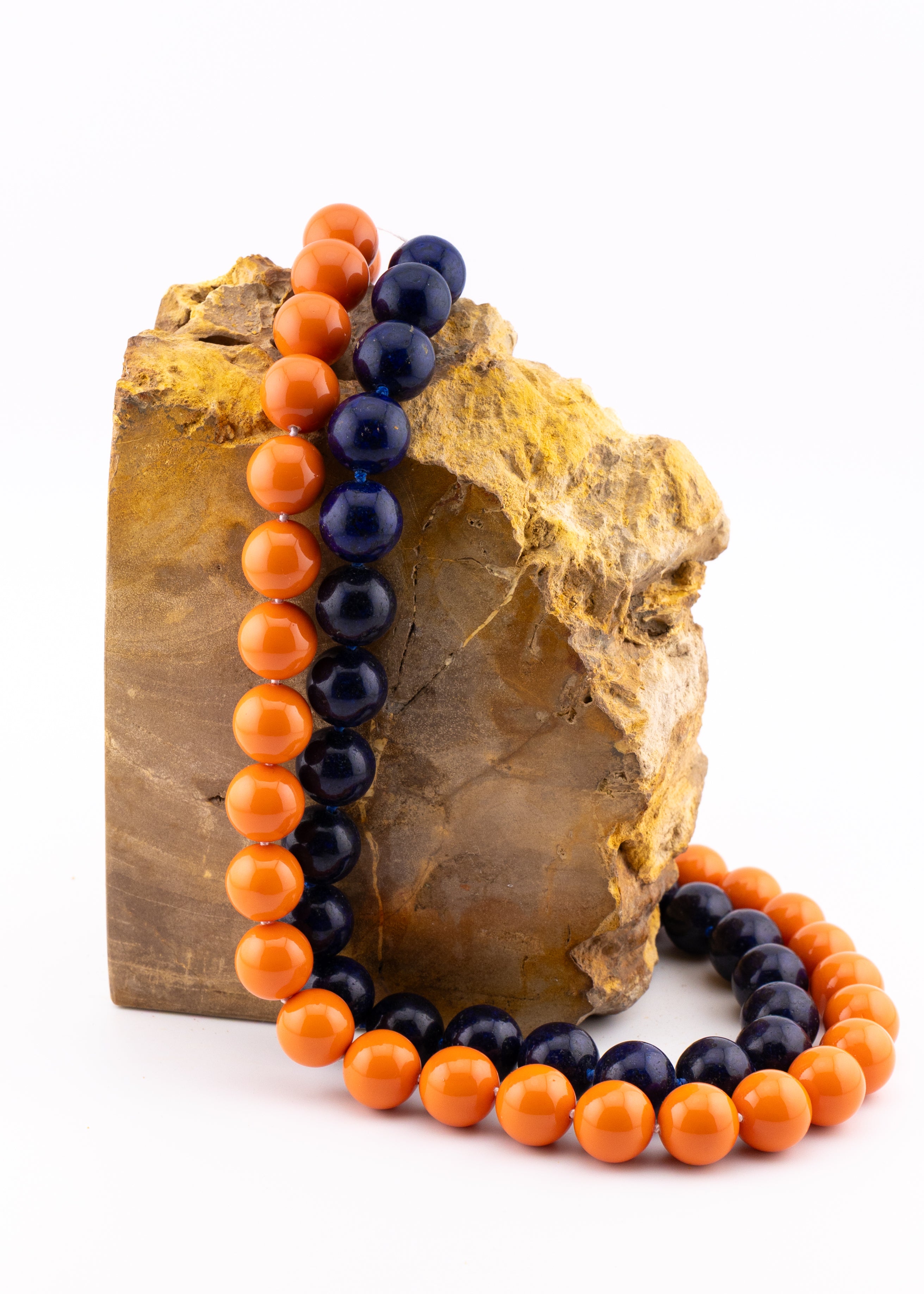 Oversized Statement Beaded Pearl Necklace