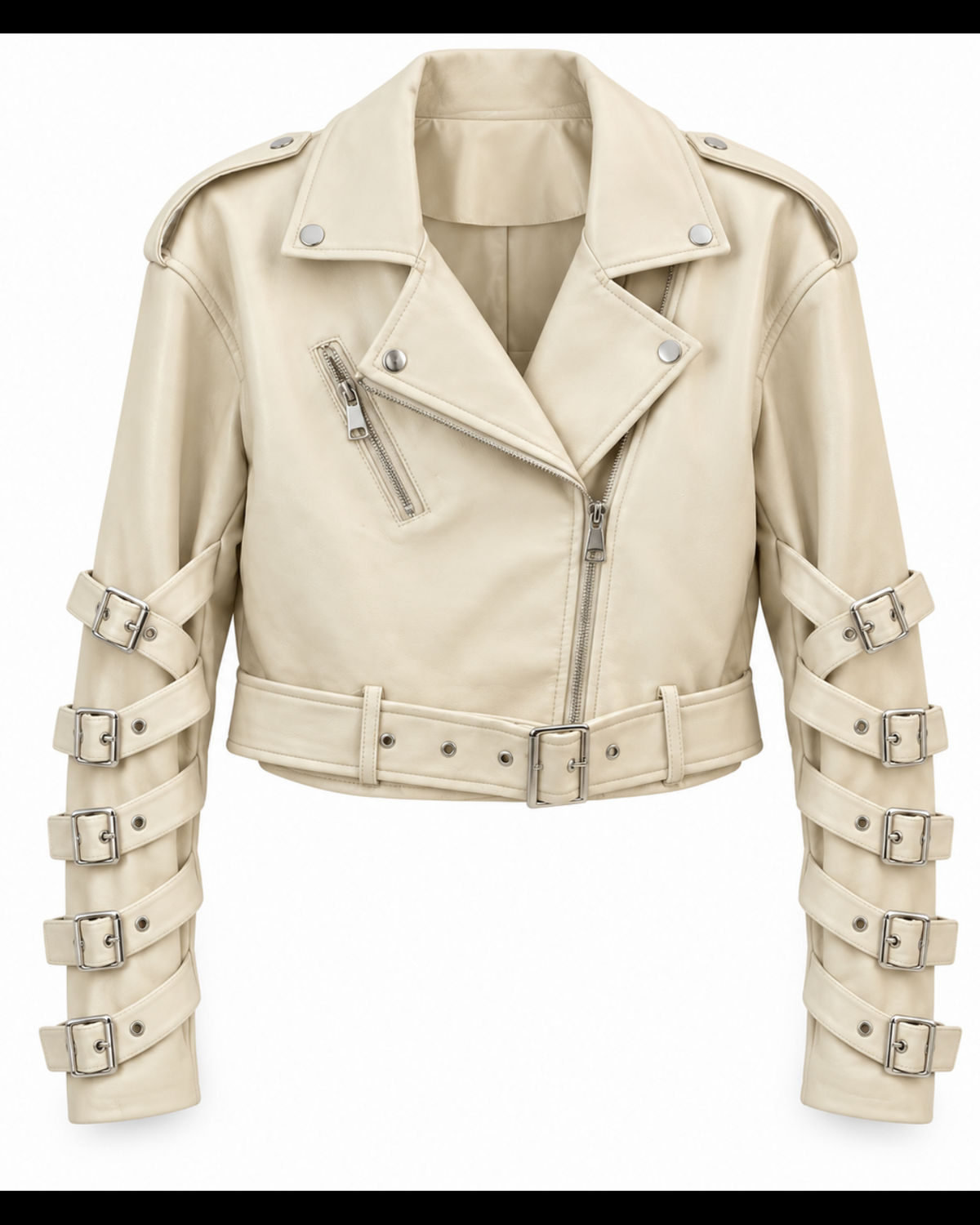 Amore Sacred Heart Buckle-Sleeve Jacket —&nbsp;