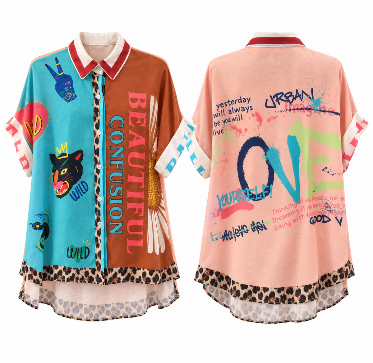 Beautiful Oversized Art Shirt
