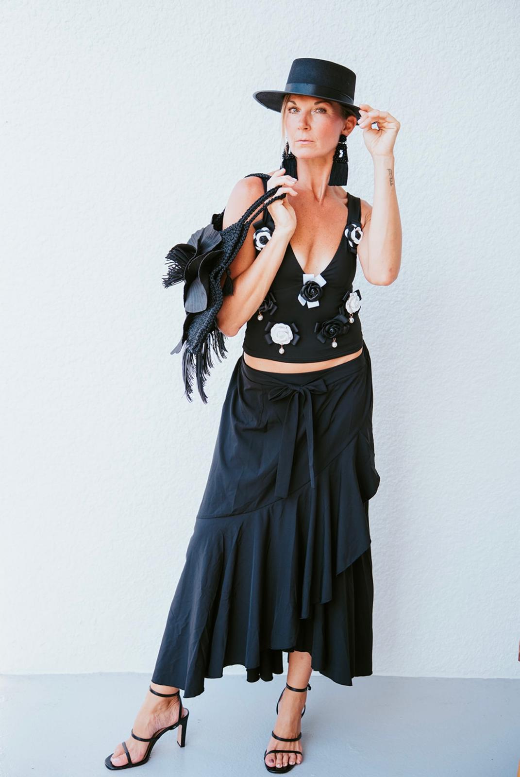 Black Flamenco Hat