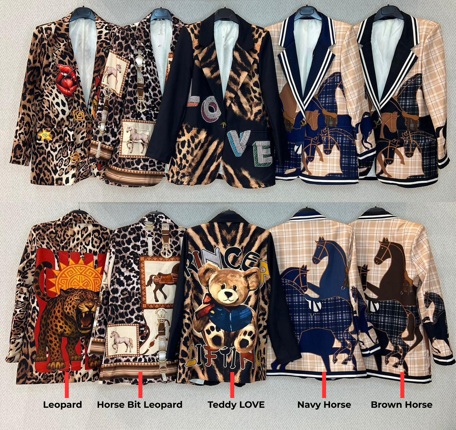 Statement Print Blazer