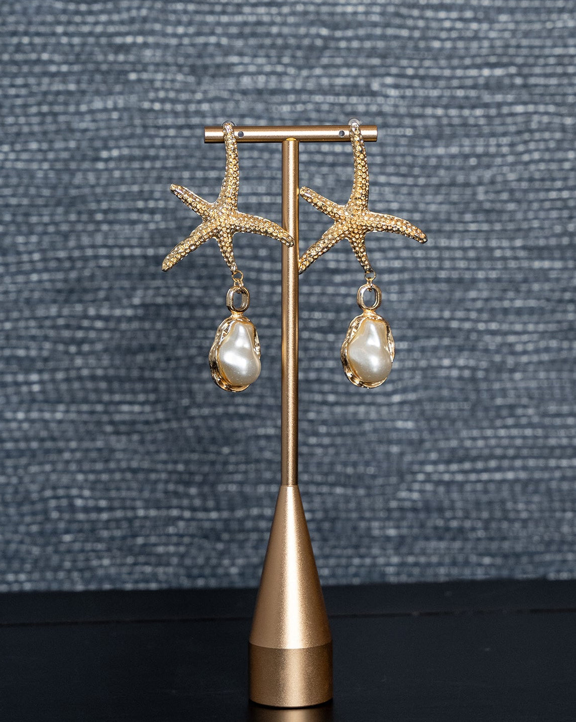 Golden Tide Starfish Earrings