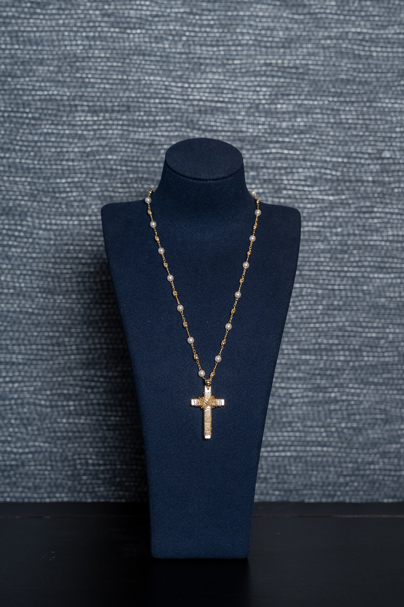 Golden Grace Cross Necklace