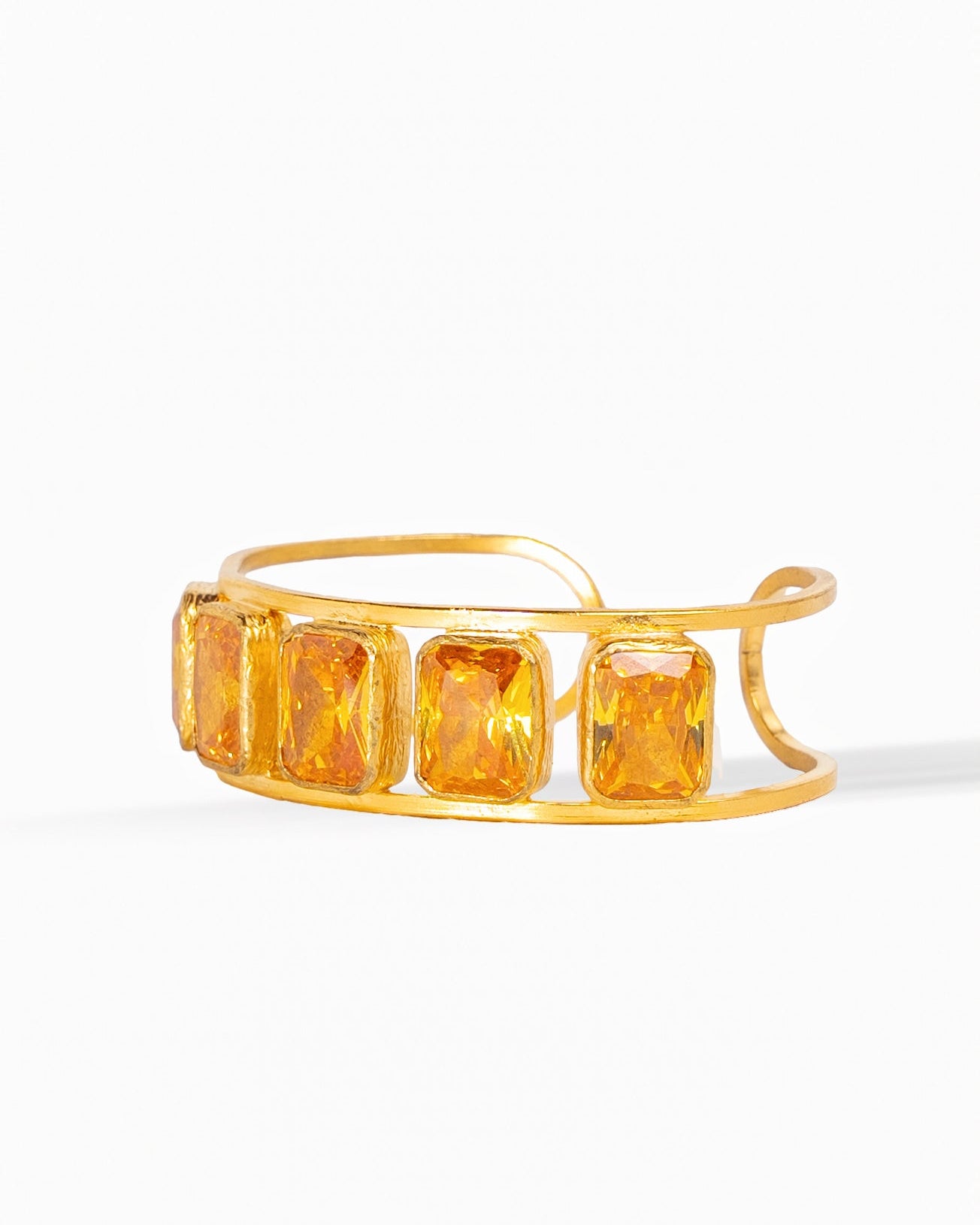 Golden Glow Cuff – Citrine Crystal Radiance