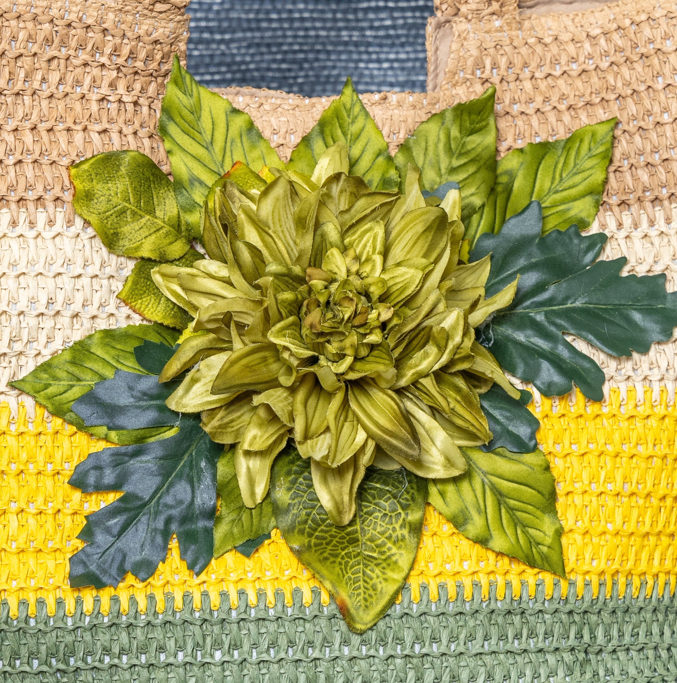 Sun Garden Raffia Tote