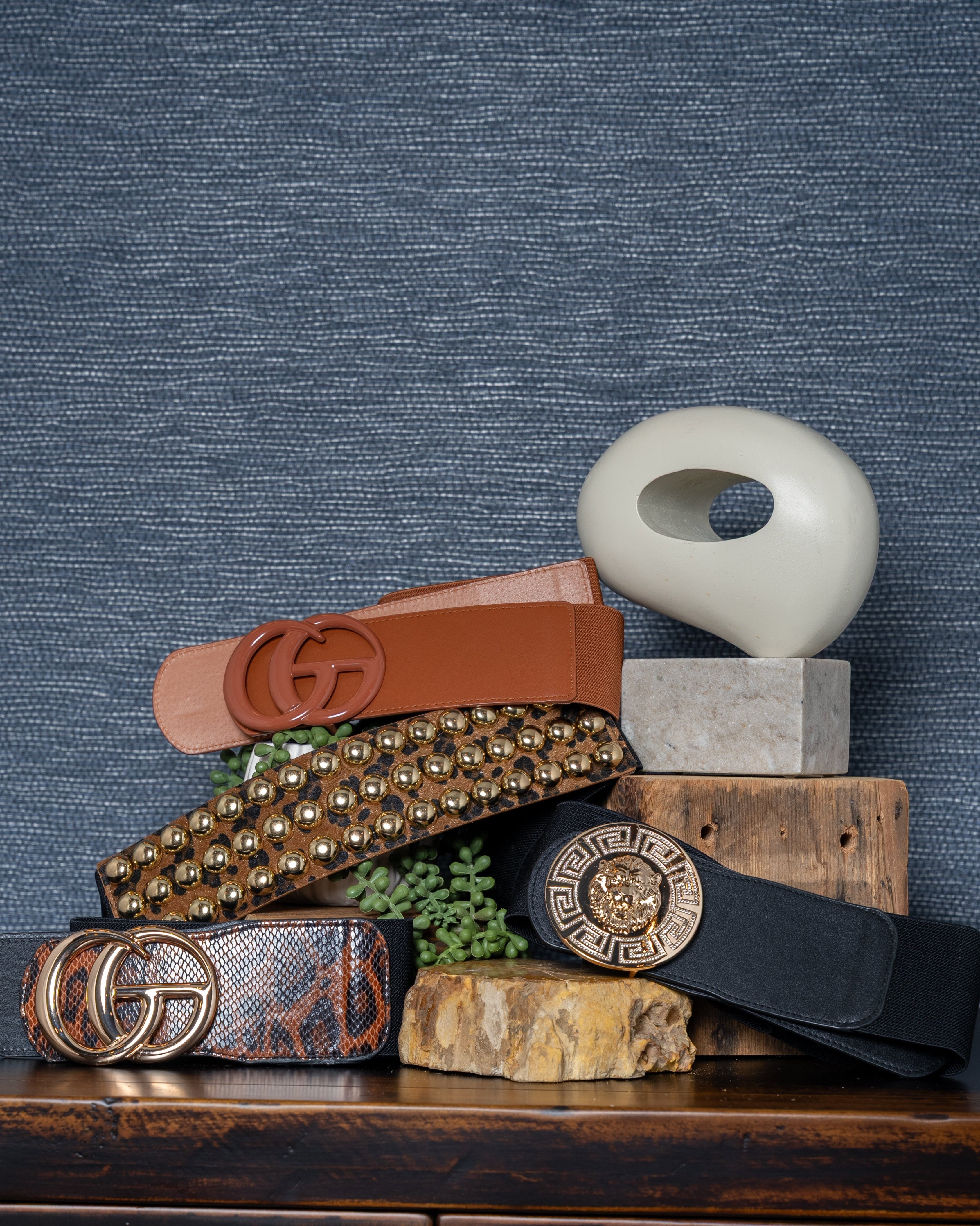 Statement Stretch Belts – Luxe Neutrals