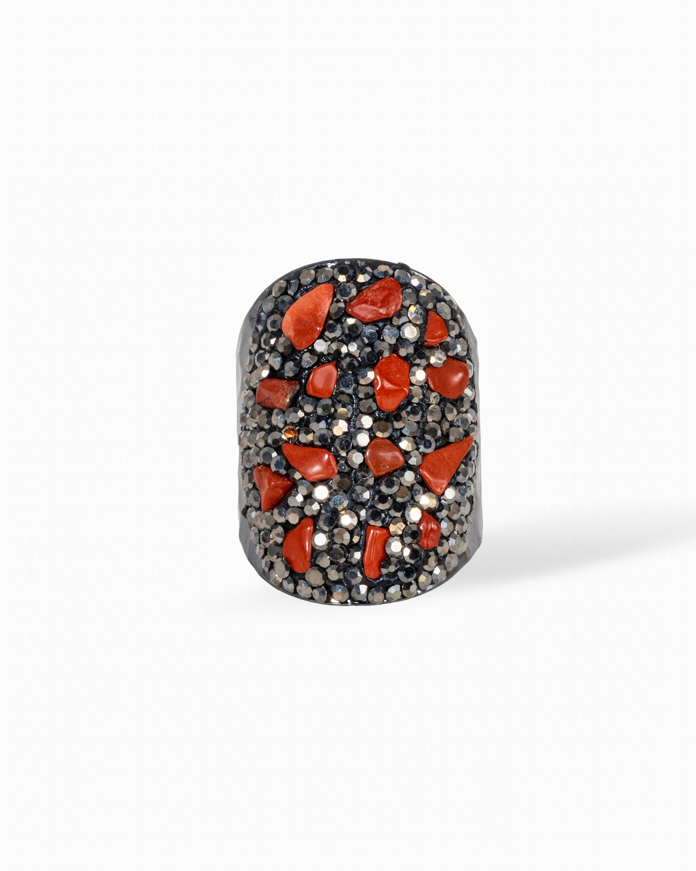 Luxe Dome Ring- Agate, Multistone, Rose Quartz