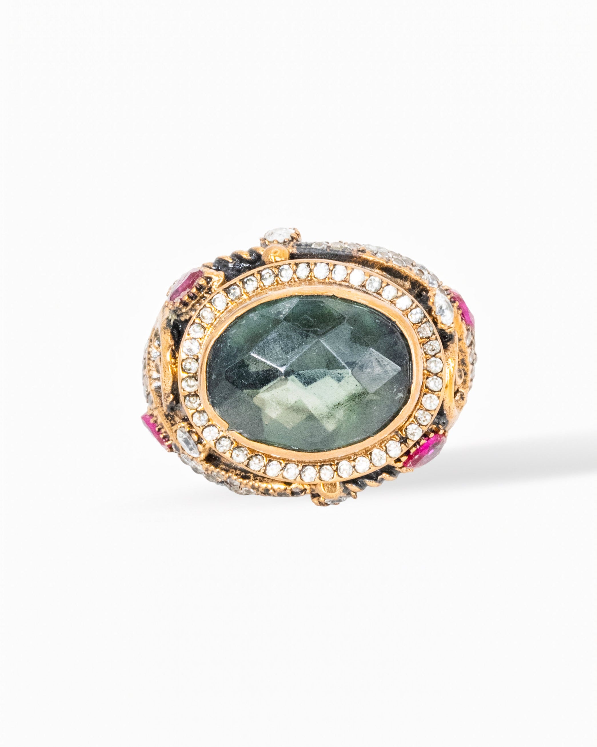 Empress Oval Labradorite Cocktail Ring