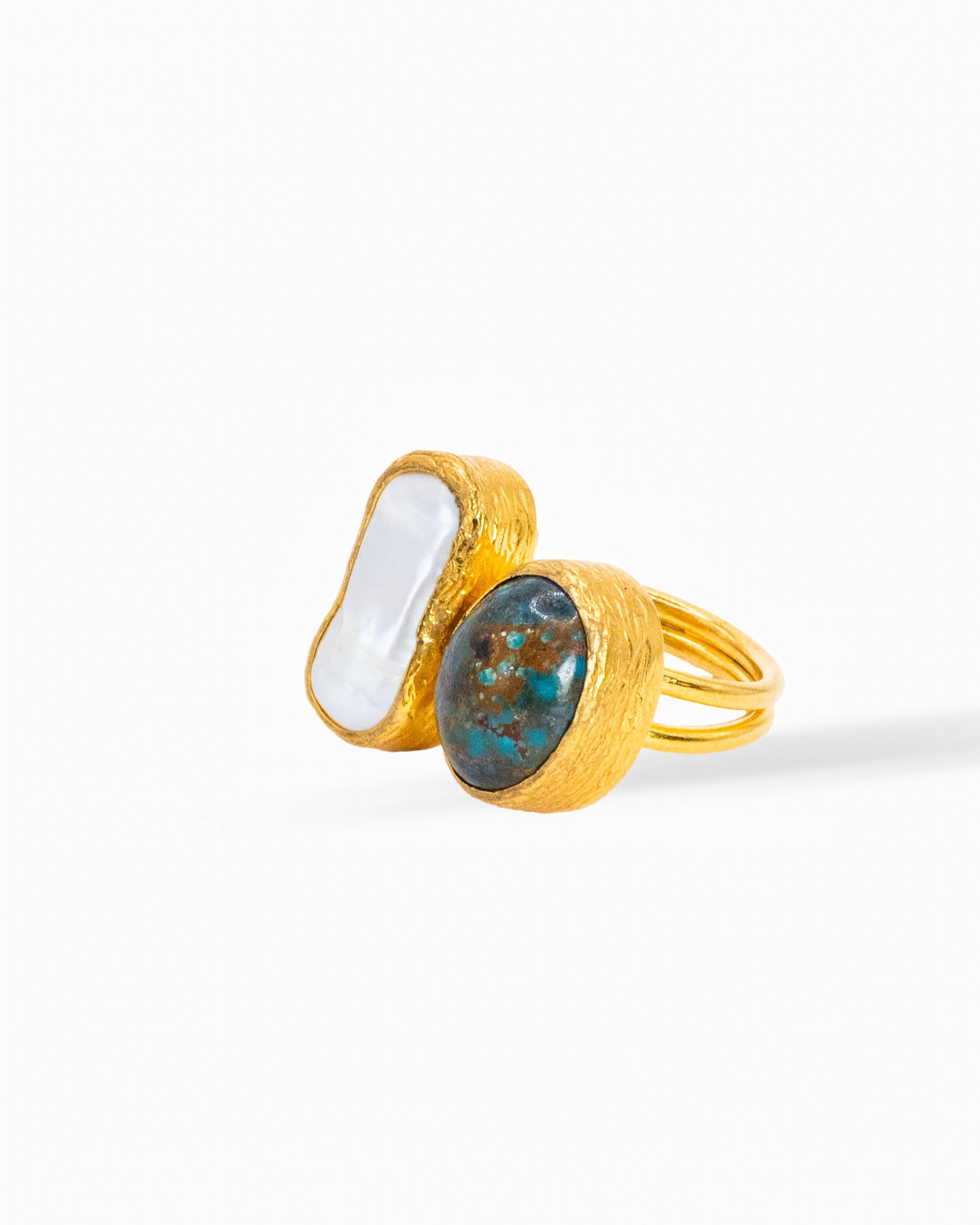 Turquoise Jasper & Pearl