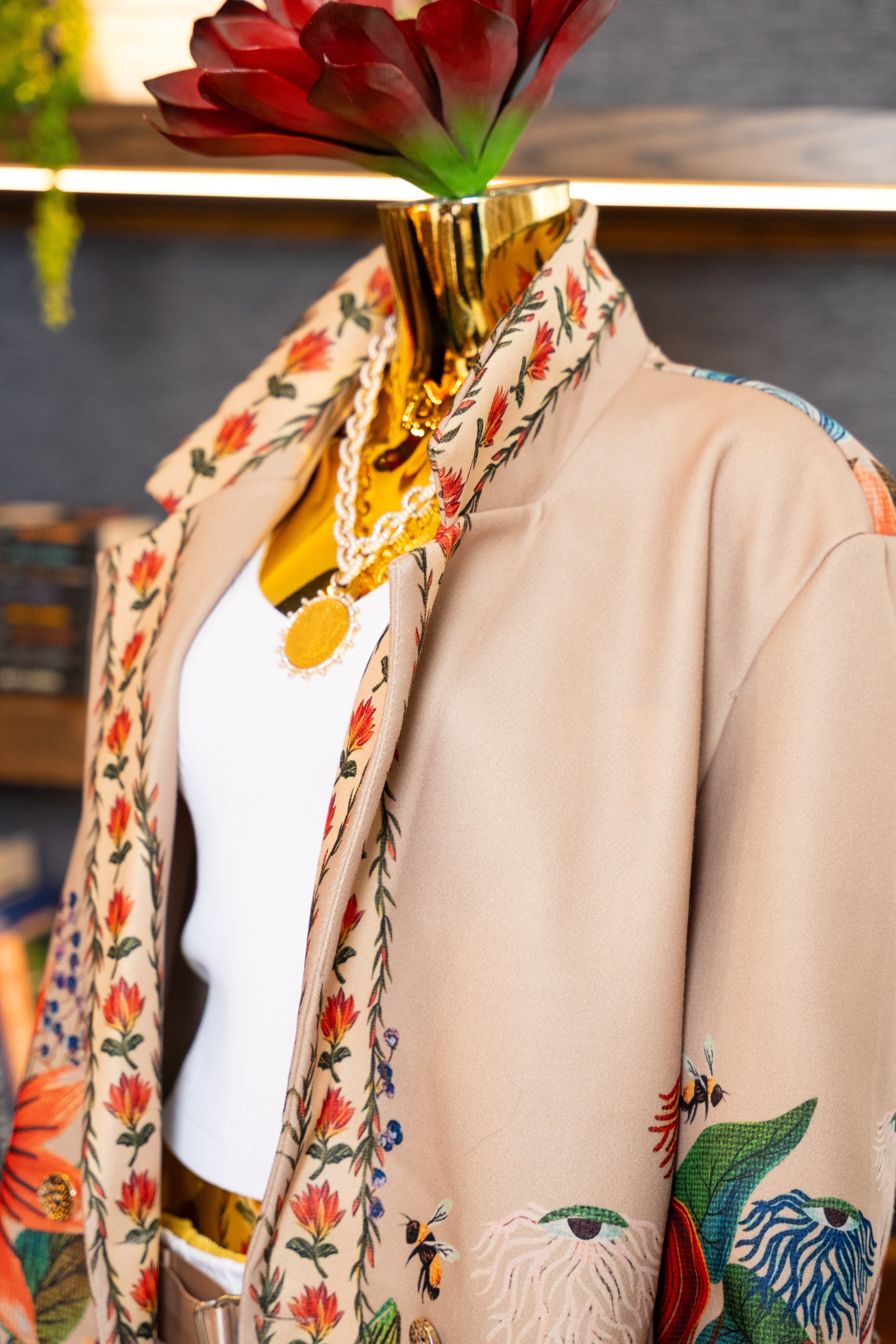 Jardin d’Amour Embroidered Like Coat