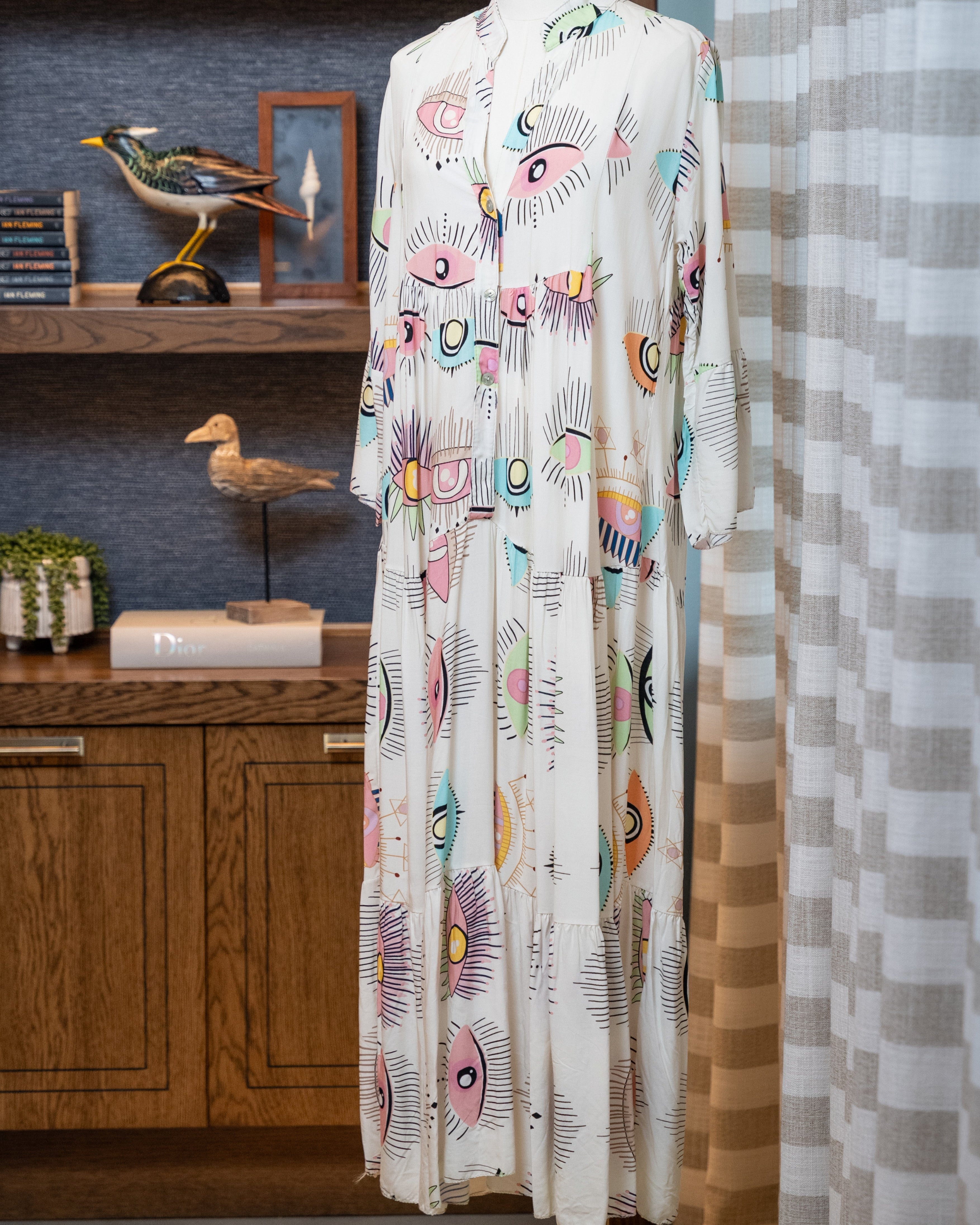“Eyes on You” Maxi Dress – Wear Long or Short