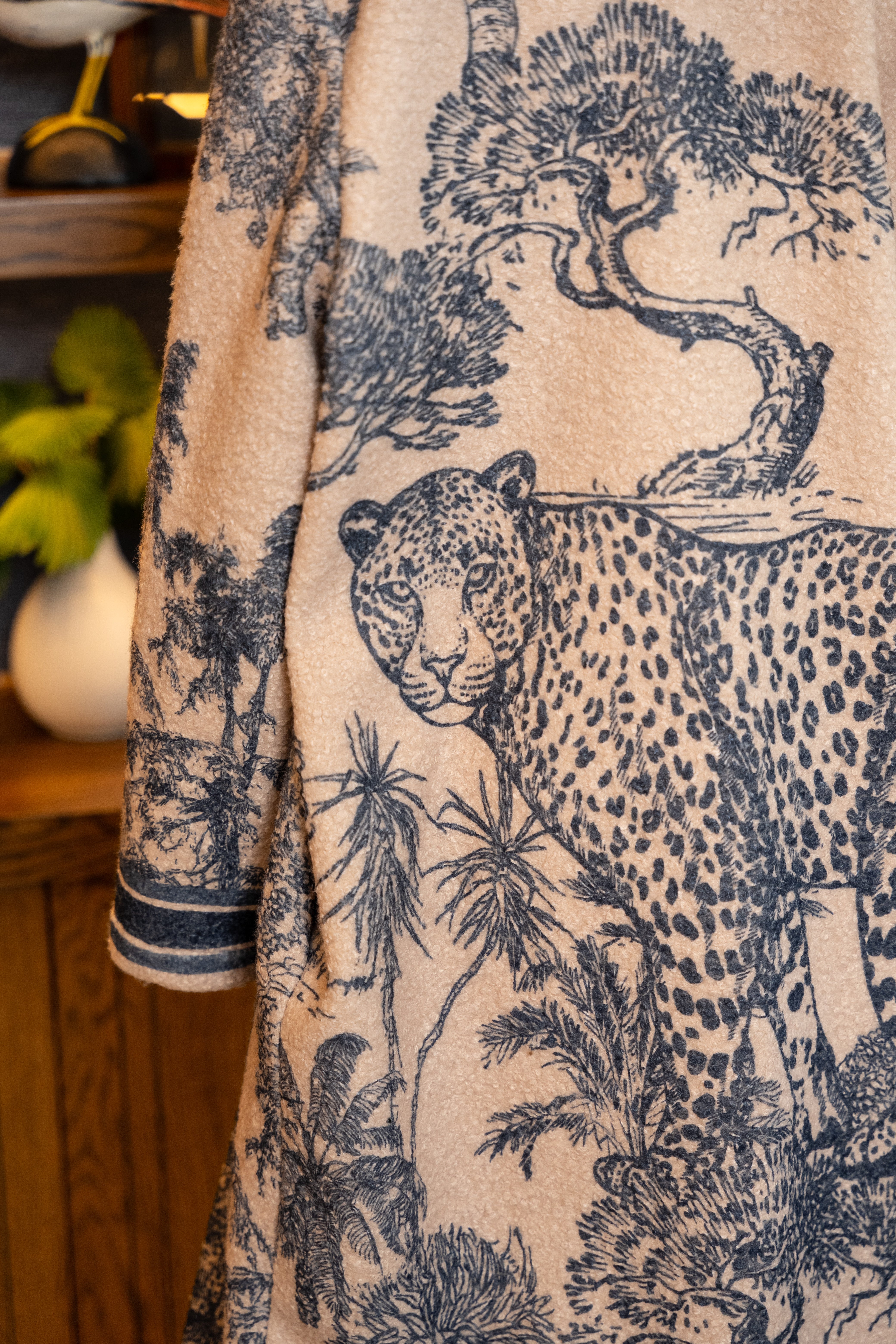 Safari Luxe Jacquard Coat