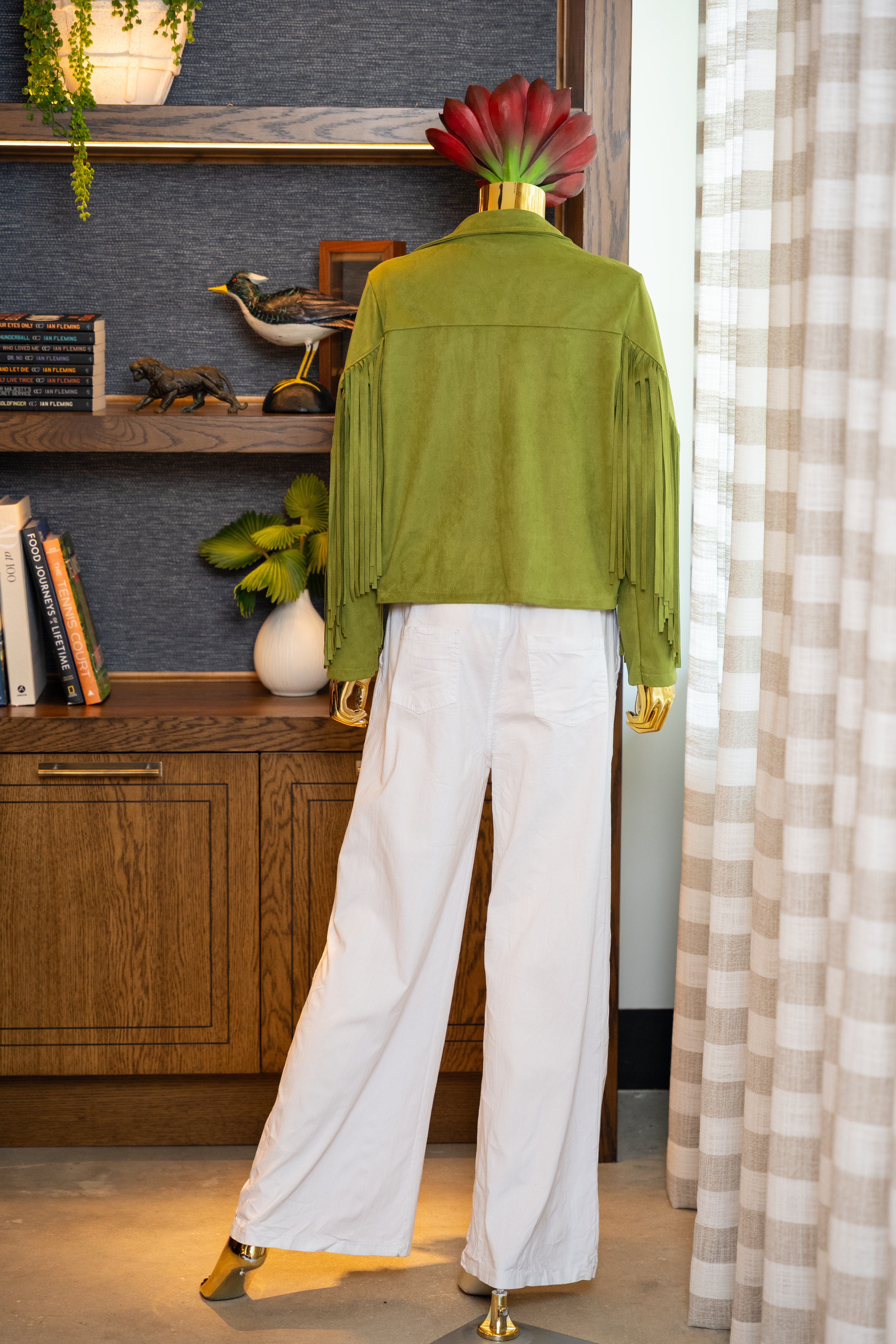 Luxe Fringe Buttery Suede Jacket