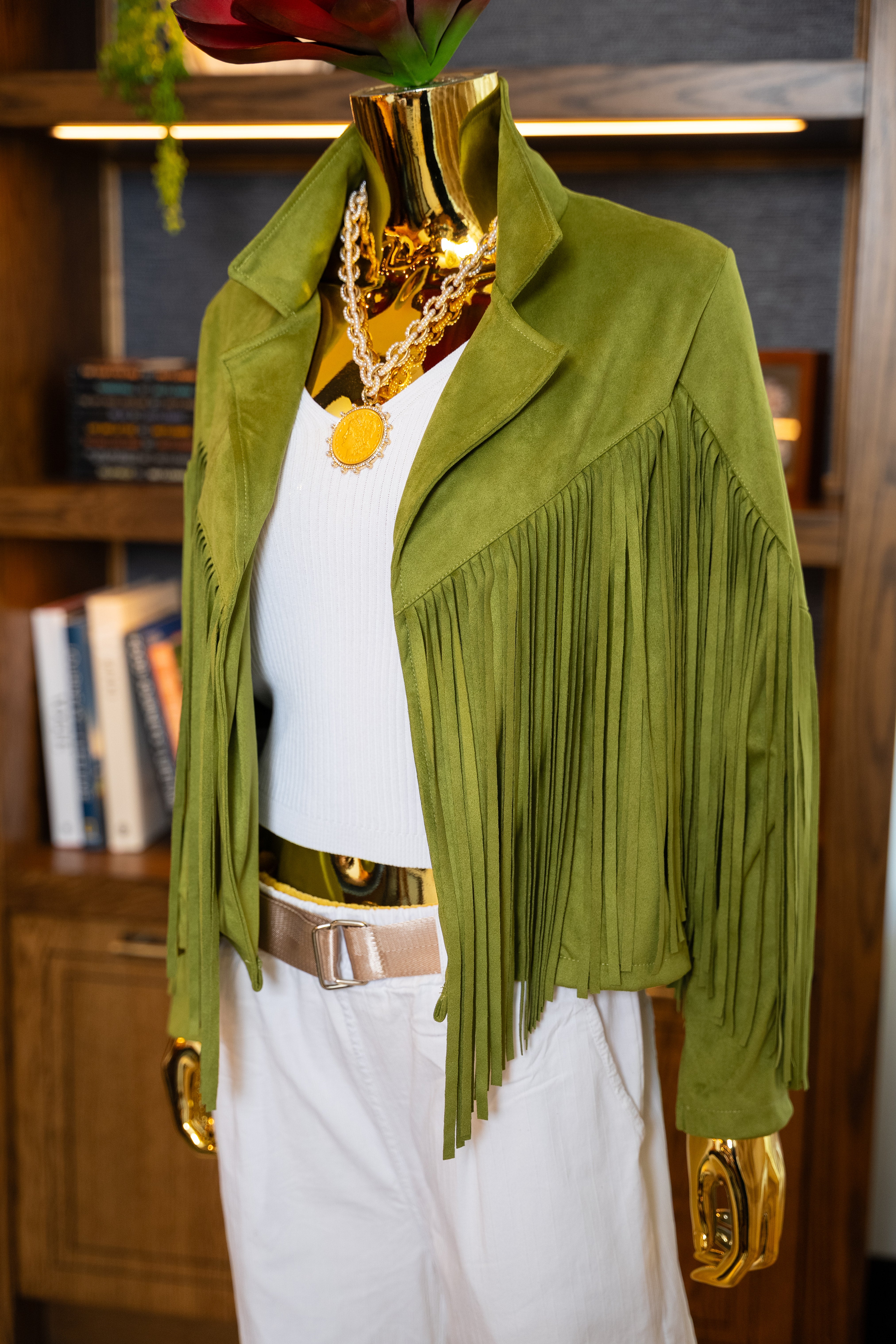 Luxe Fringe Buttery Suede Jacket