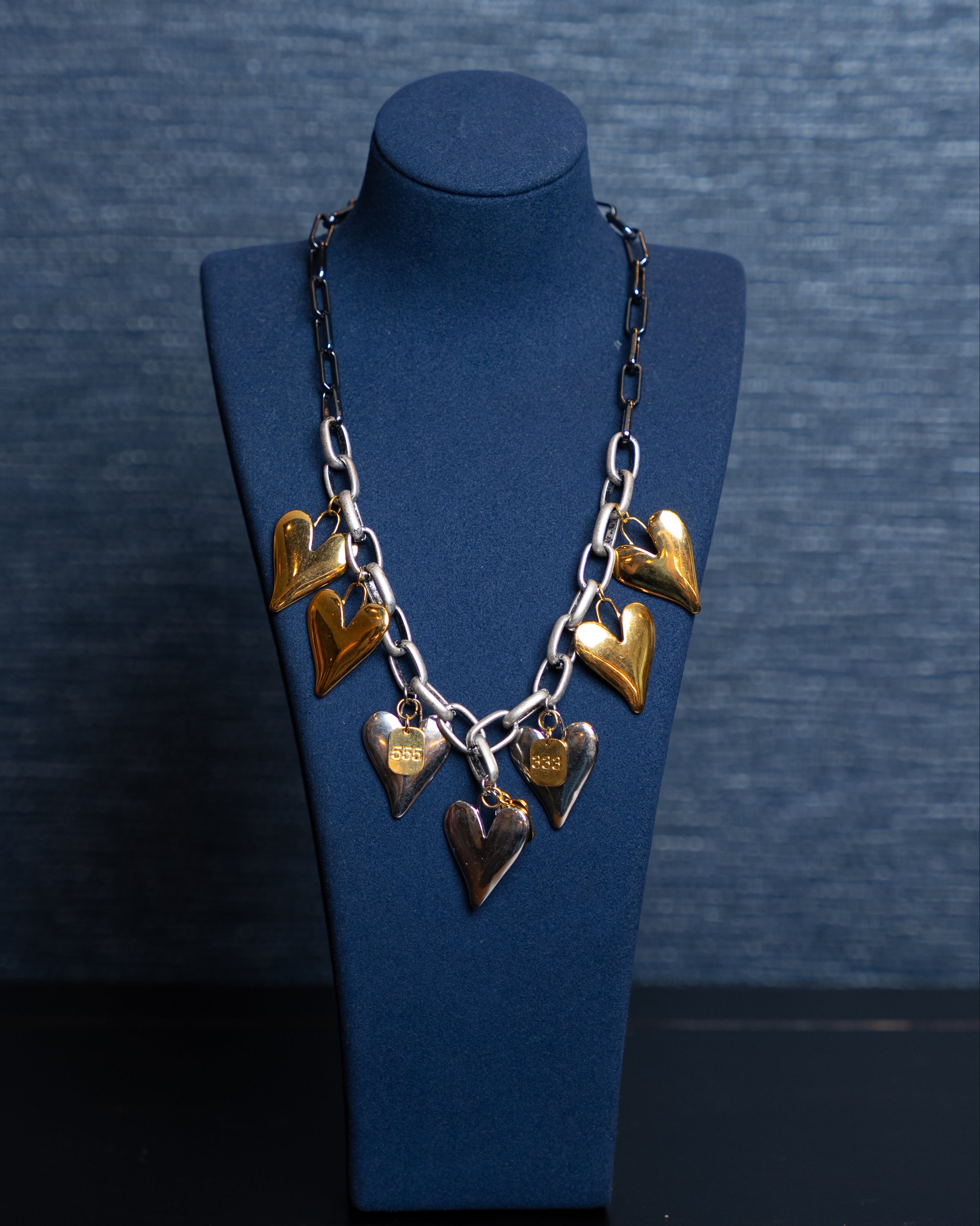 Angel Number Heart Necklace – 111, 333, 444 & 555
