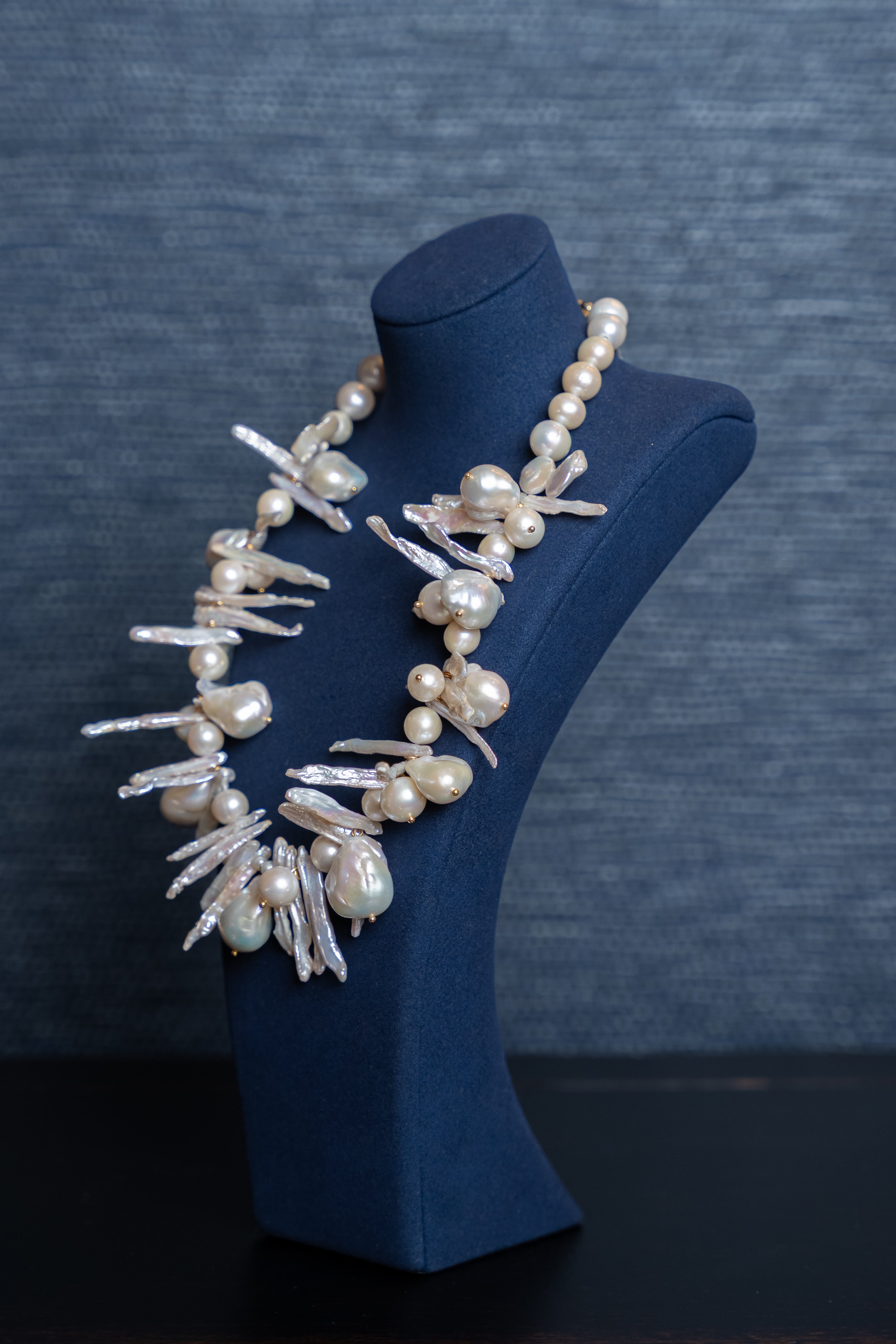 Baroque Pearl Reef Necklace