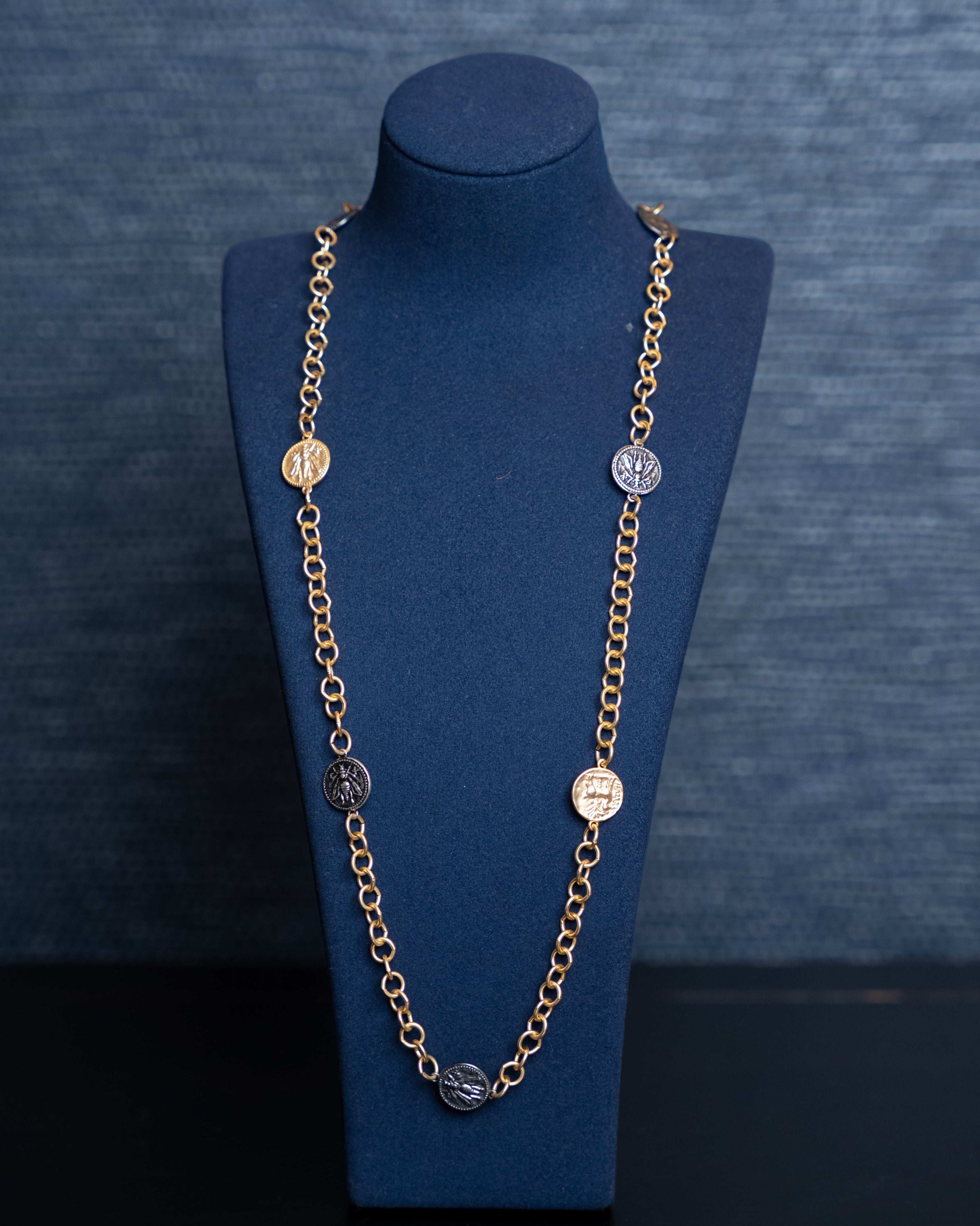 Riviera Coin Chain Necklace