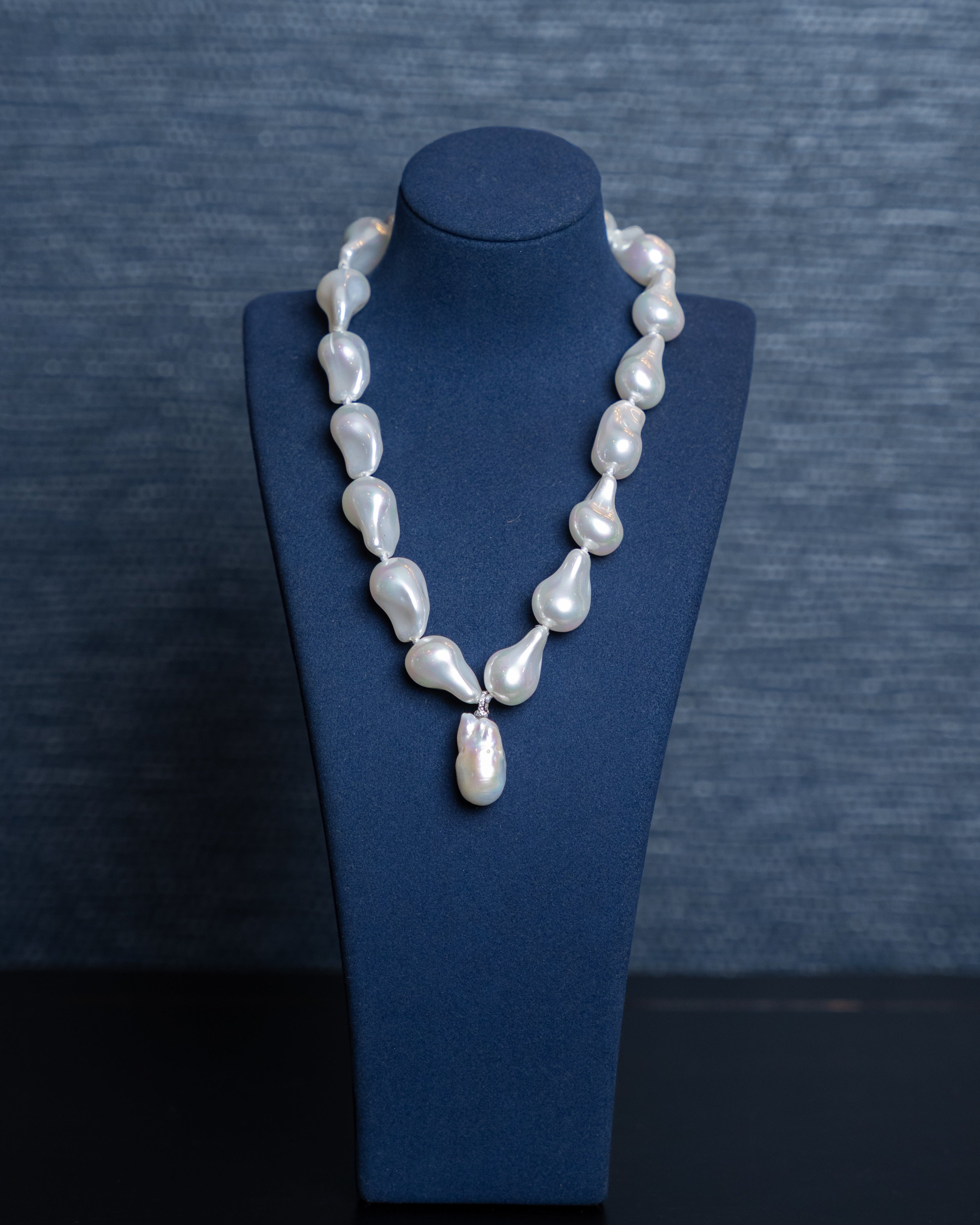 Baroque Teardrop Pearl Necklace