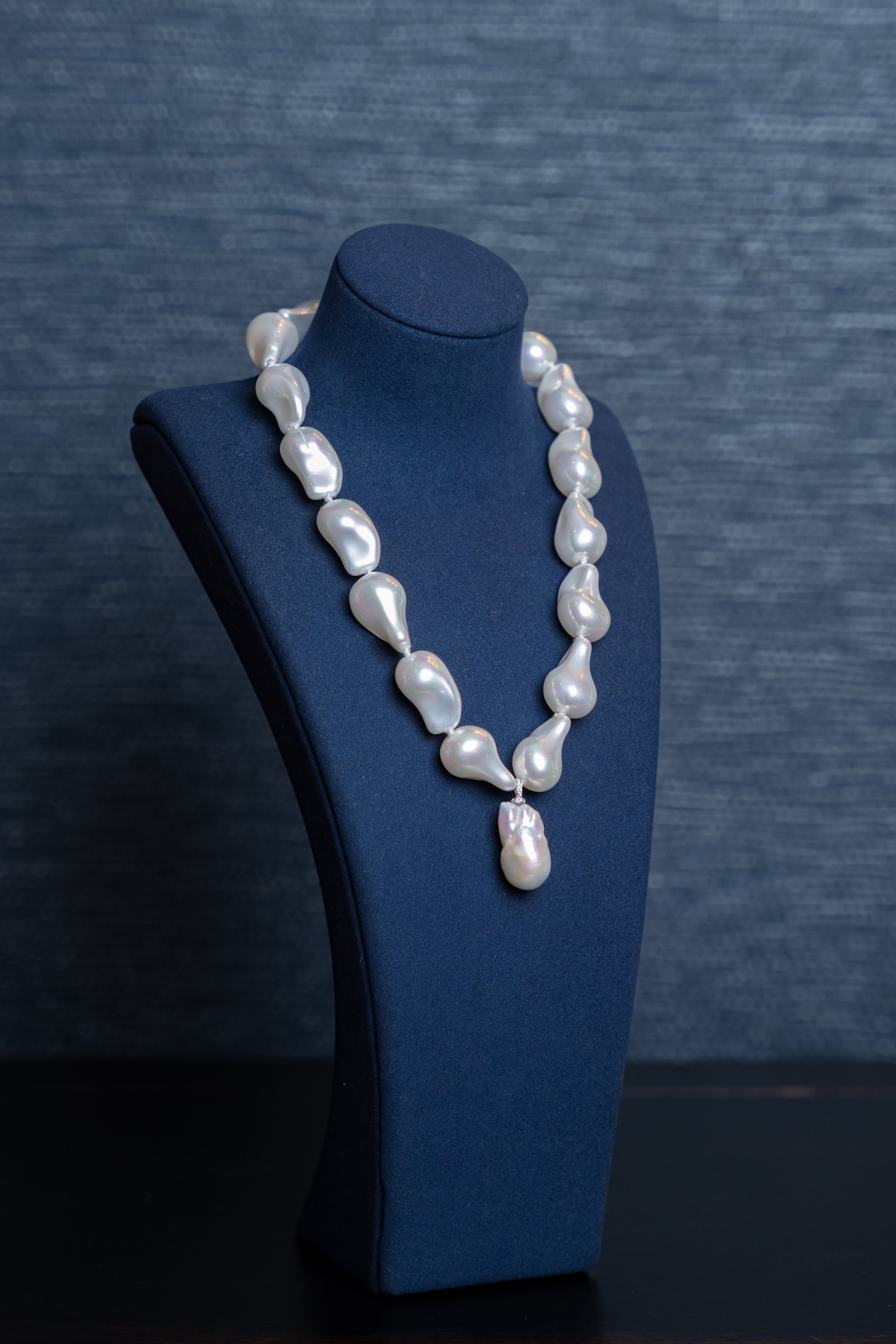 Baroque Teardrop Pearl Necklace