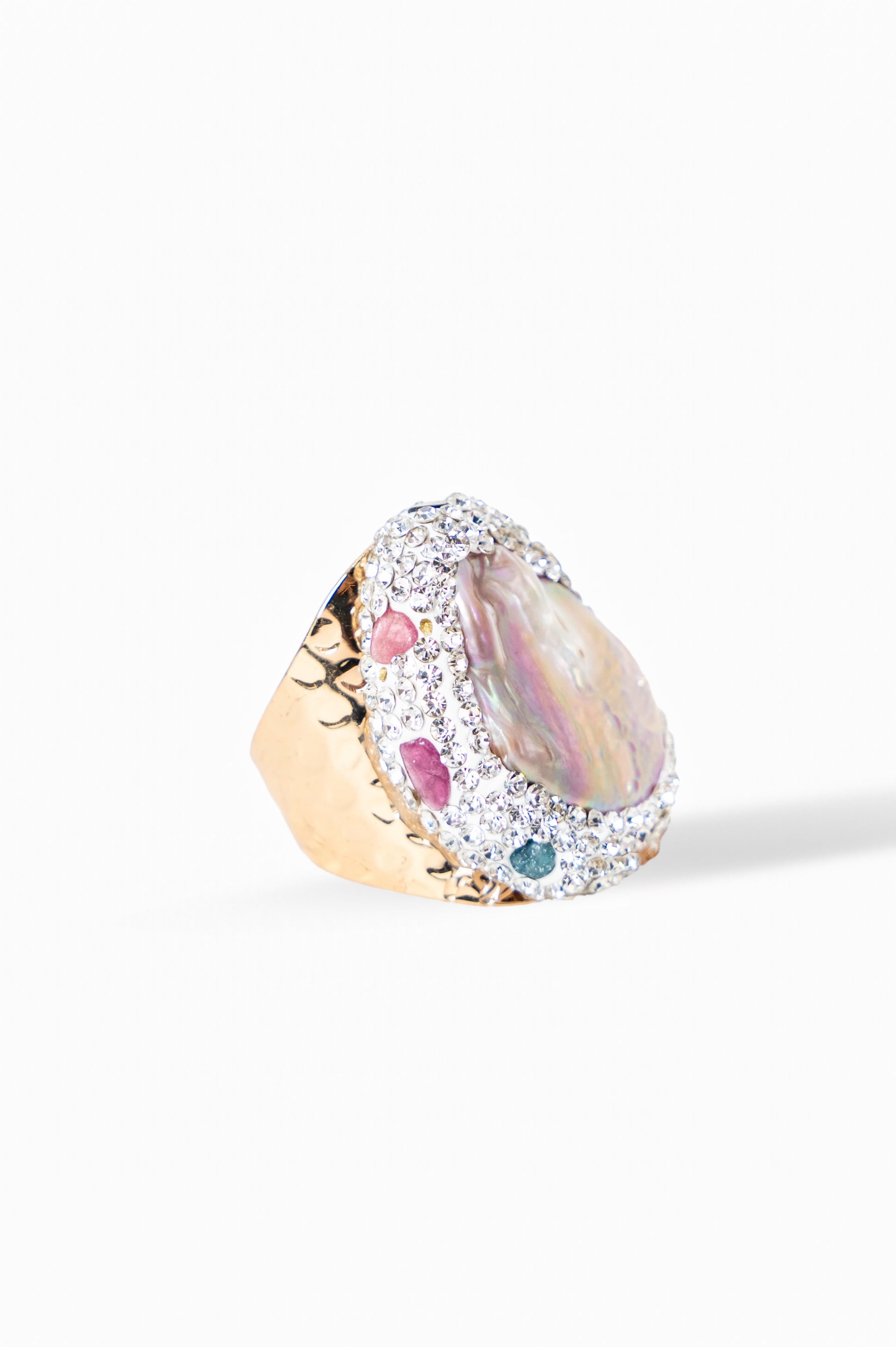 Baroque Adjustable  Pearl Ring