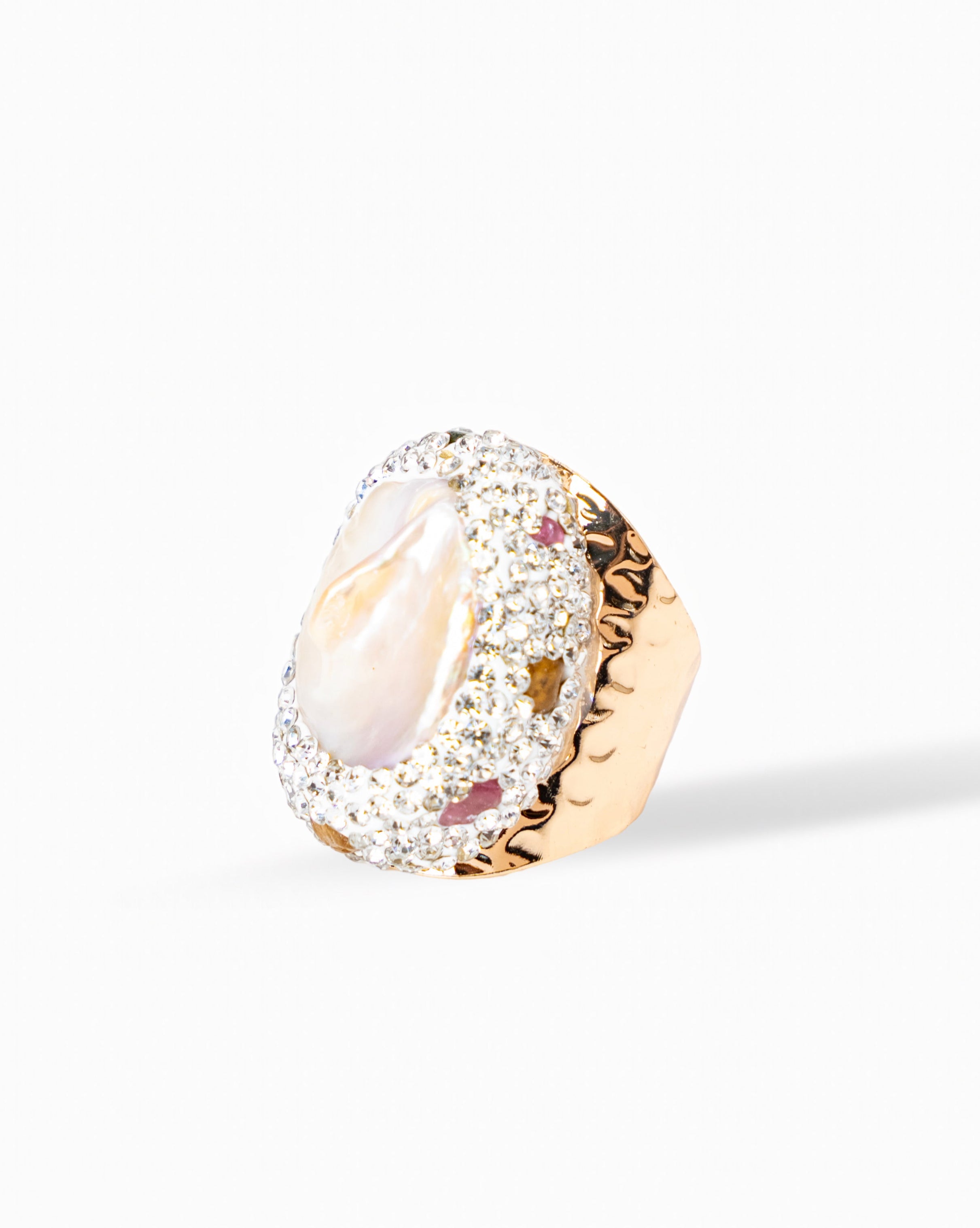 Baroque Adjustable  Pearl Ring