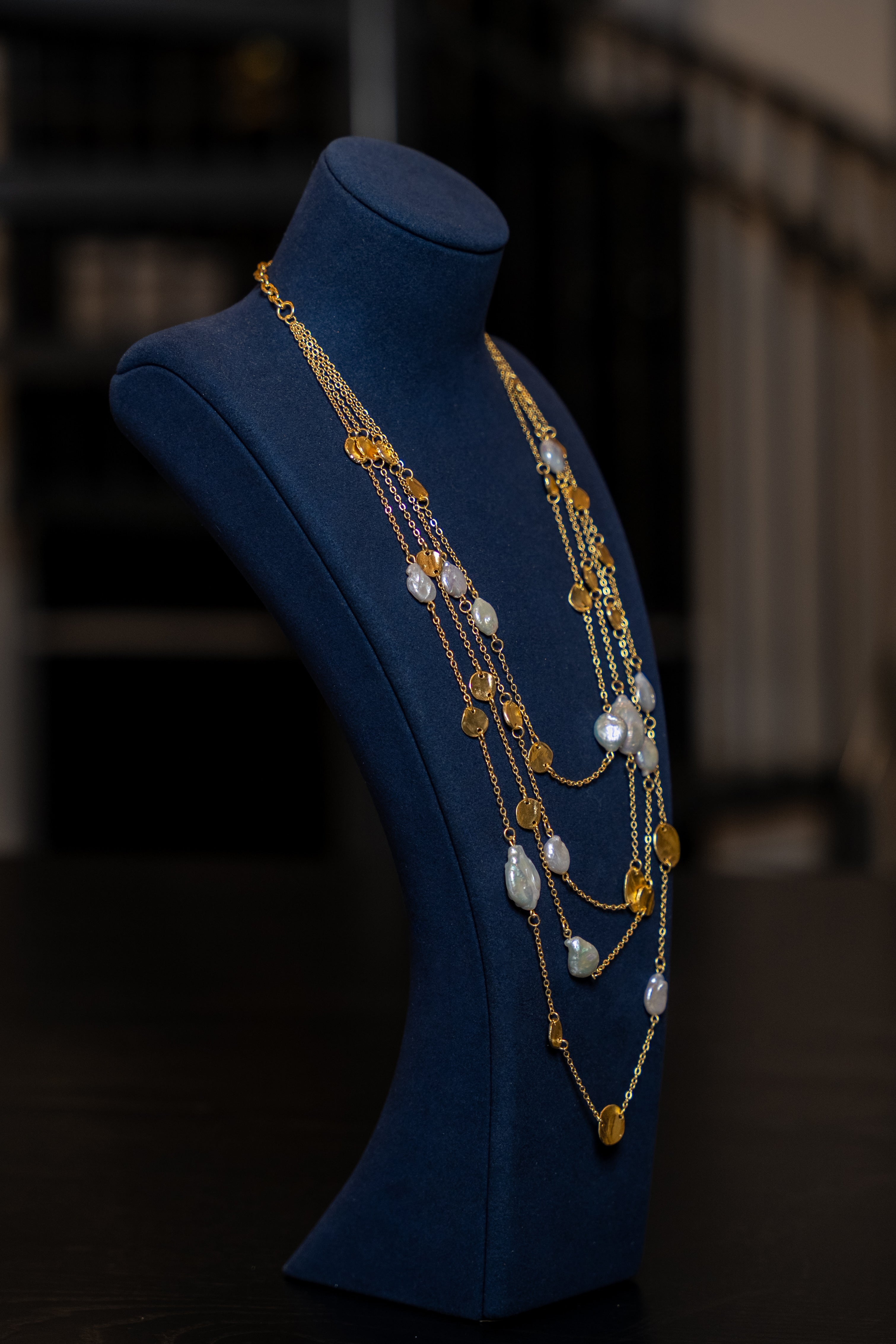 Pearl & Victory Coin Strand