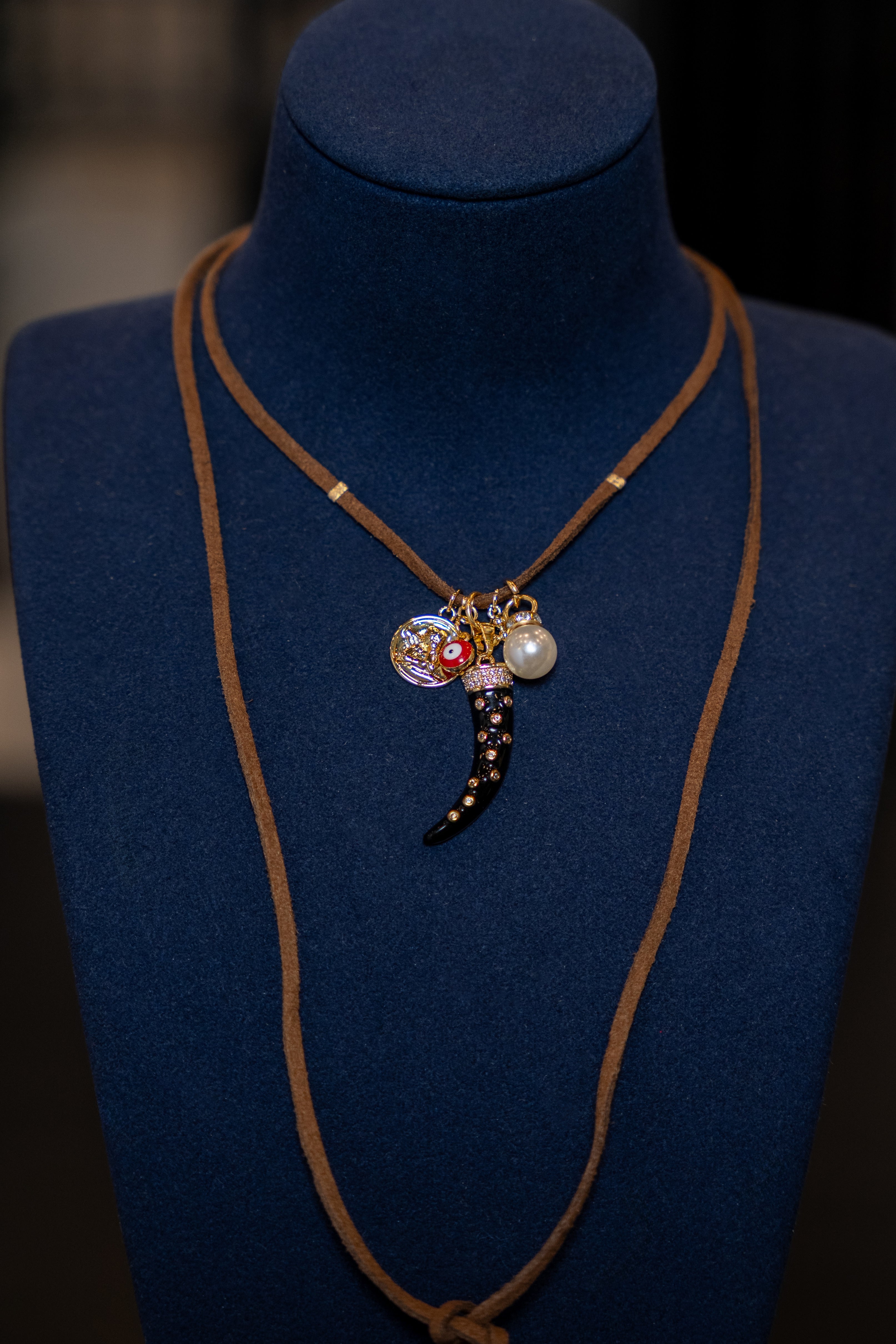 Charm Lariat Necklace