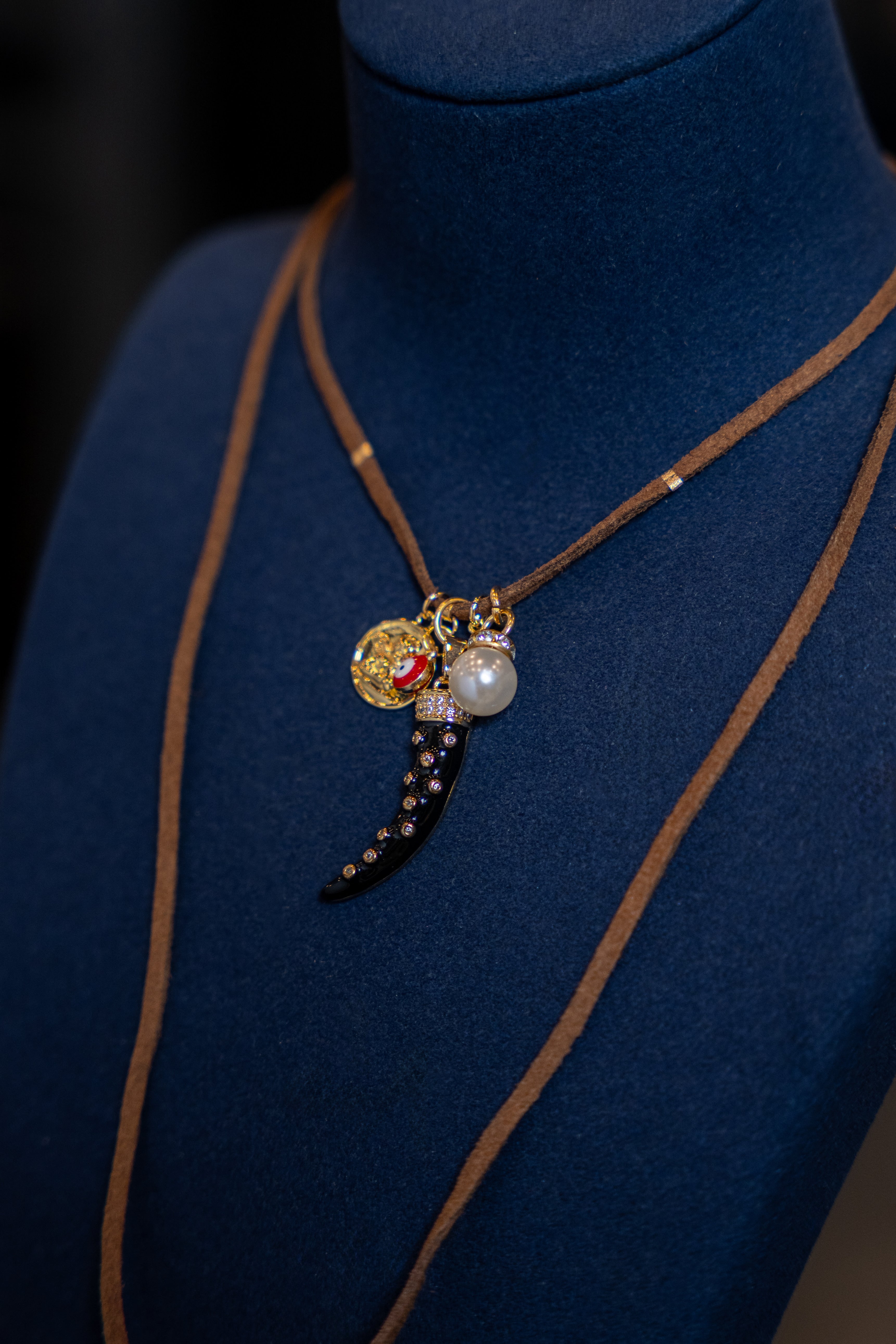 Charm Lariat Necklace