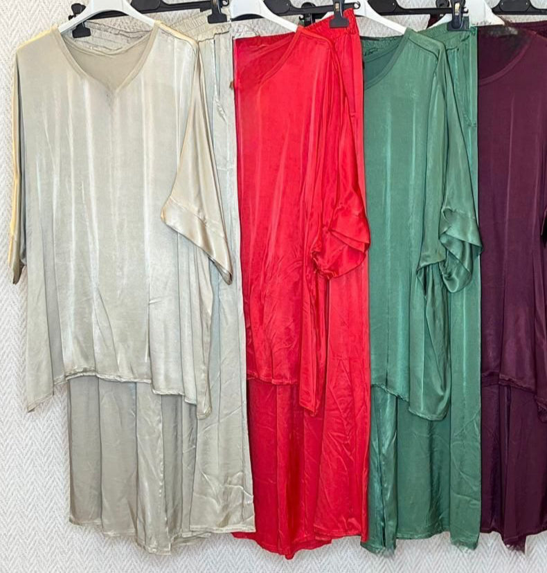 Luxe Silk Lounge Set